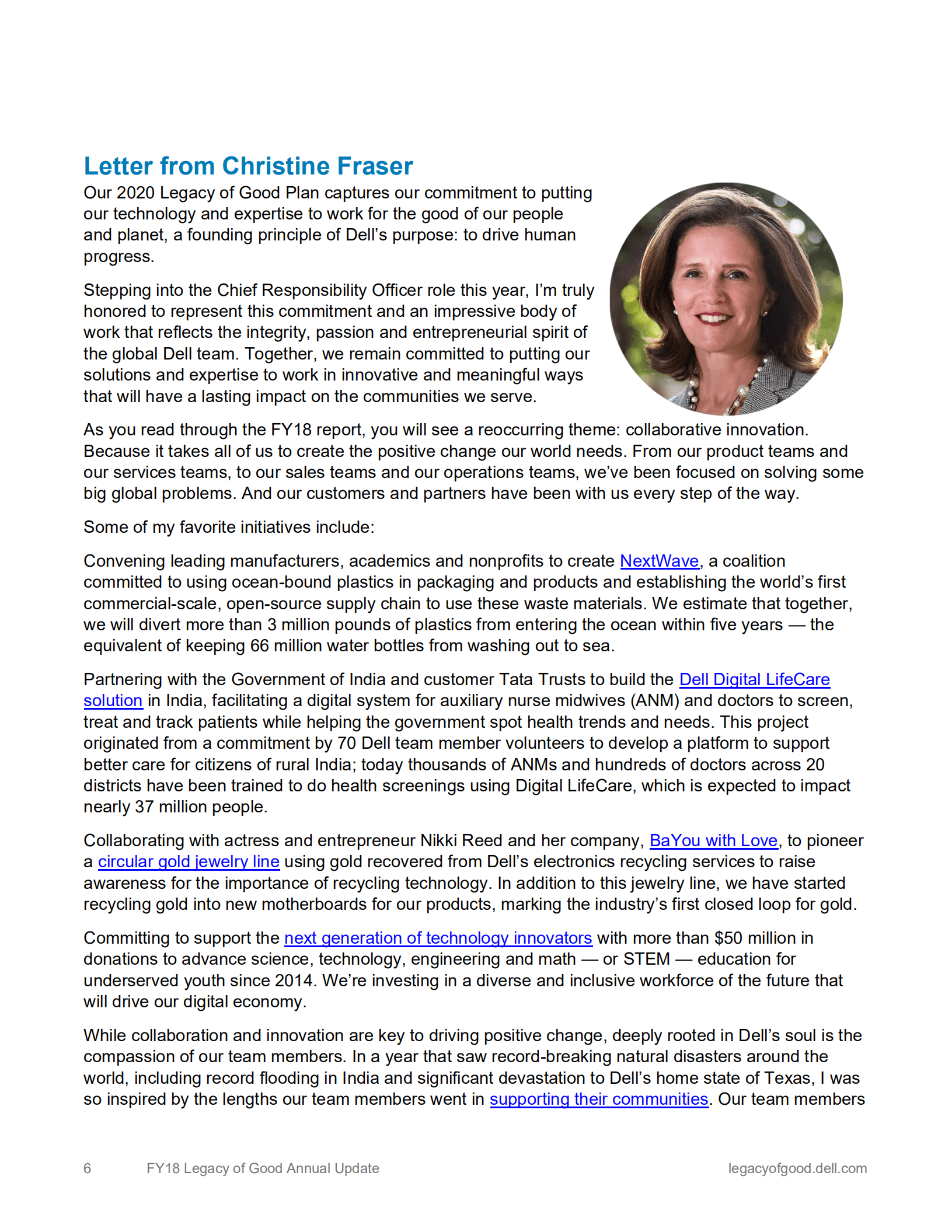 戴尔科技公司（DELL TECHNOLOGIES）2018财年企业社会责任报告（英文版）.pdf 第6页
