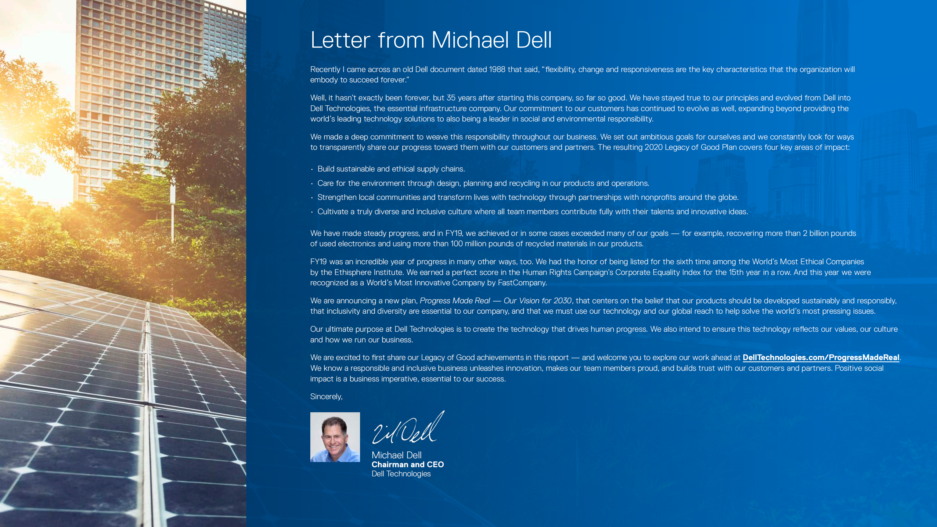 戴尔科技公司（DELL TECHNOLOGIES）2019财年企业社会责任报告（英文版）.pdf 第3页