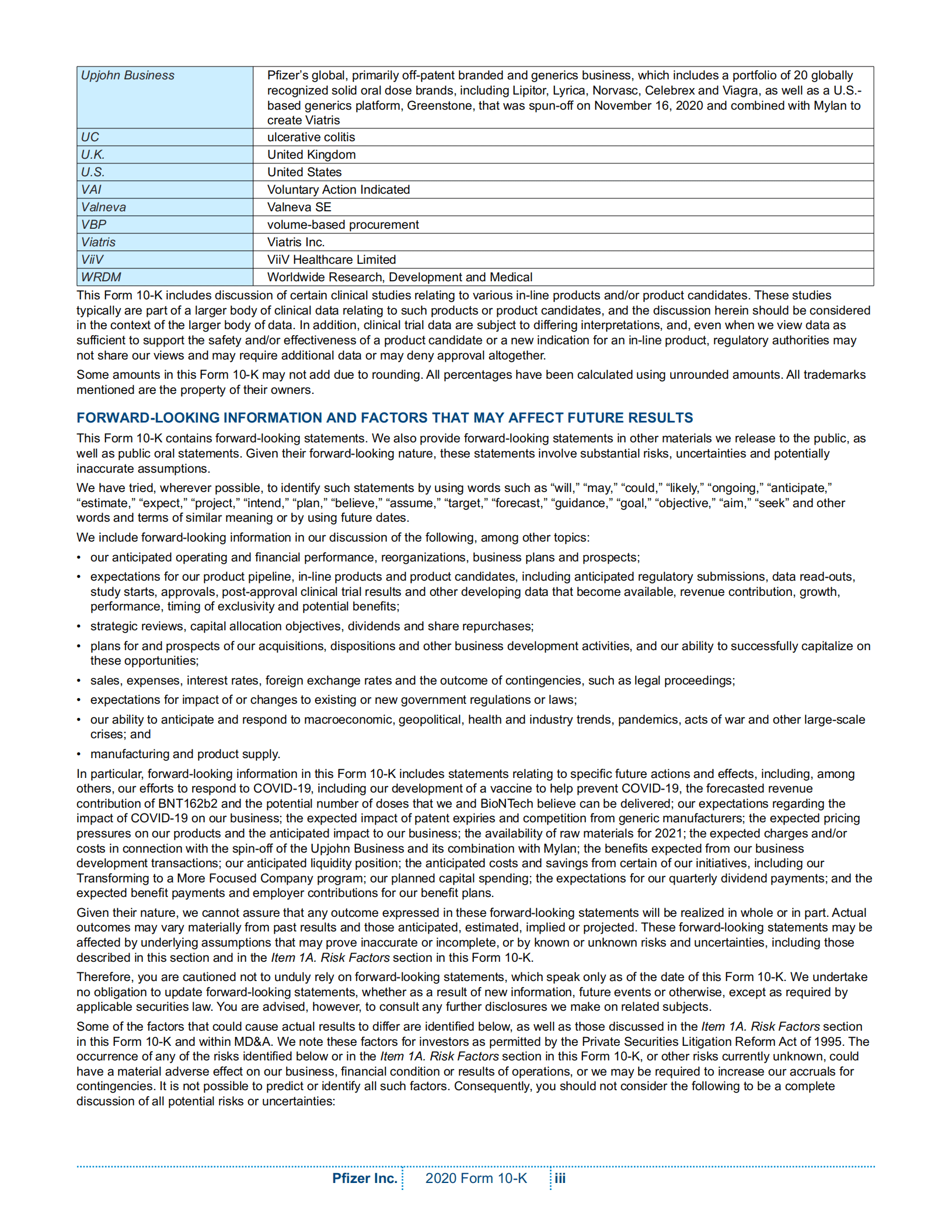 辉瑞制药（Pfizer）2020年年度报告（英文版）.pdf 第5页