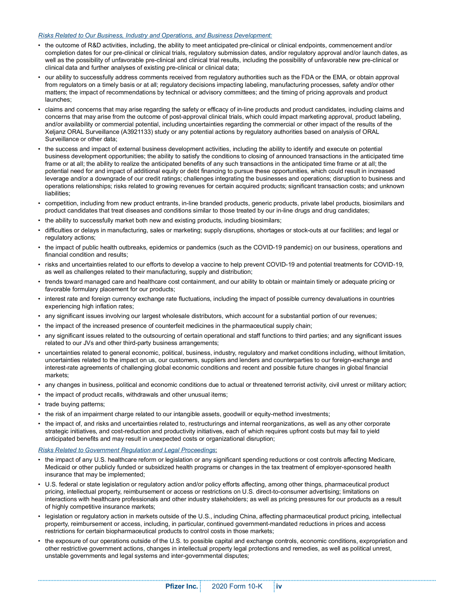 辉瑞制药（Pfizer）2020年年度报告（英文版）.pdf 第6页