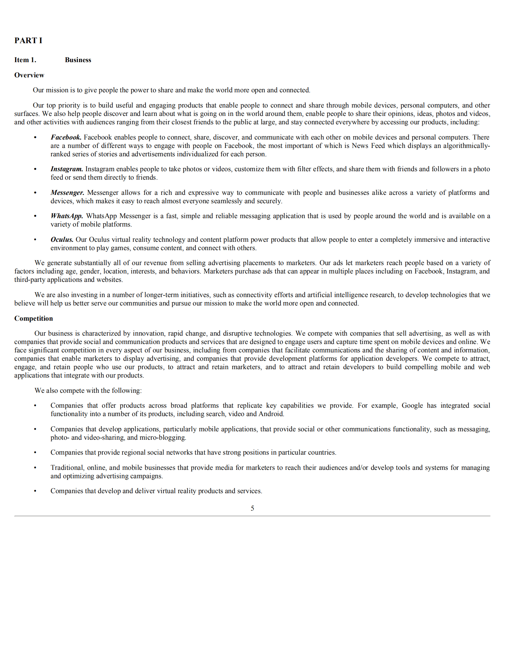 Facebook公司（FACEBOOK）2017财年年度报告（英文版）.pdf 第6页