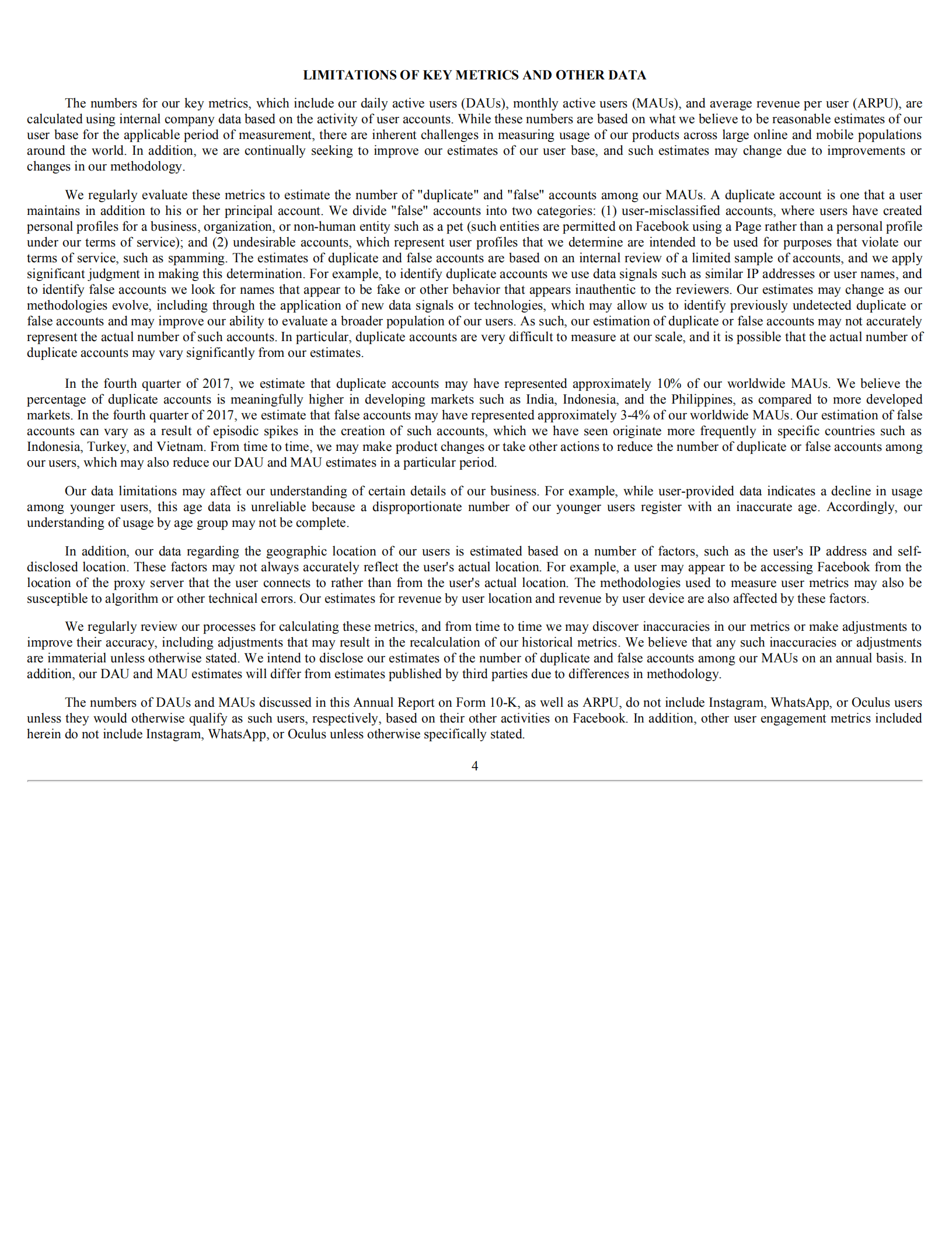 Facebook公司（FACEBOOK）2018财年年度报告（英文版）.pdf 第5页