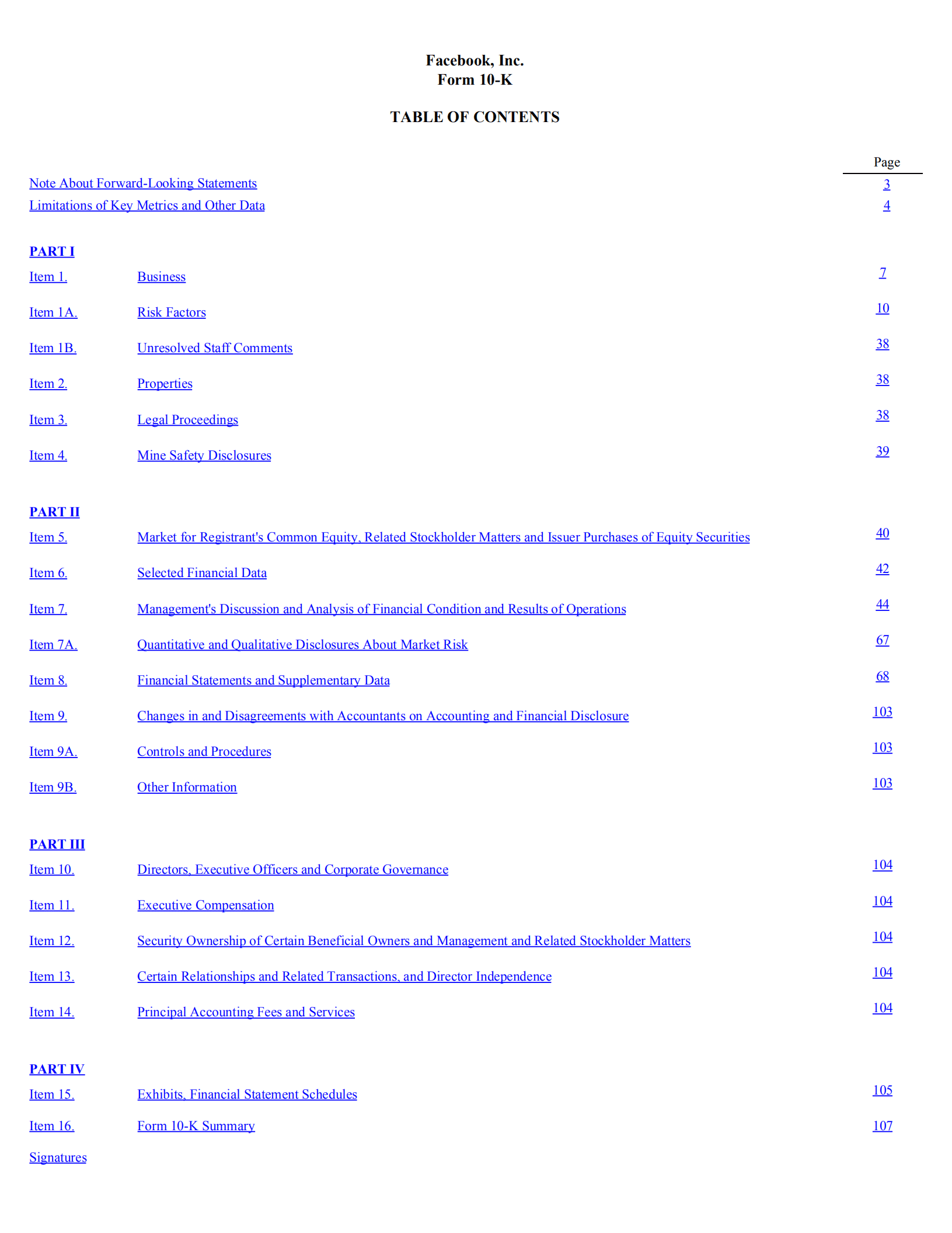 Facebook公司（FACEBOOK）2020财年年度报告（英文版）.pdf 第2页
