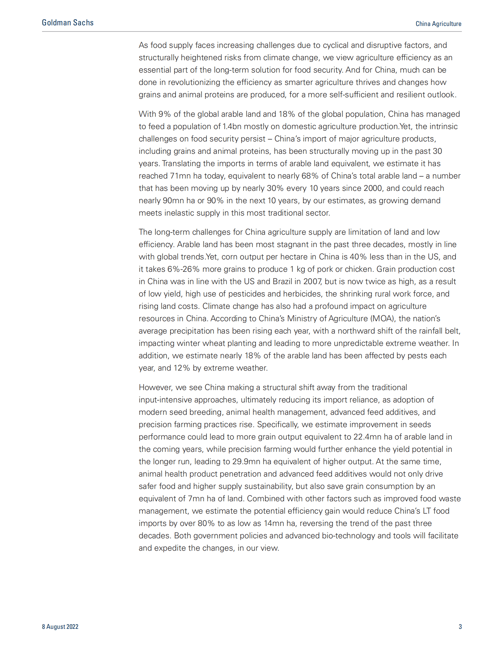 高盛（Goldman Sachs）：2022年中国农业研究报告（英文版）.pdf 第3页