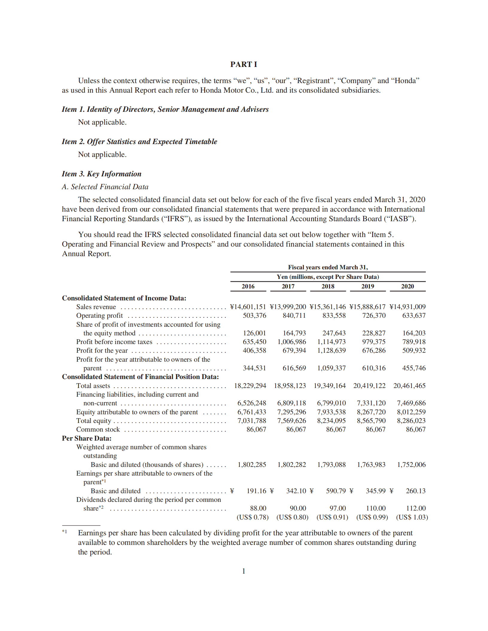 本田汽车（HONDA MOTOR）2020财年年度报告（英文版）.pdf 第4页