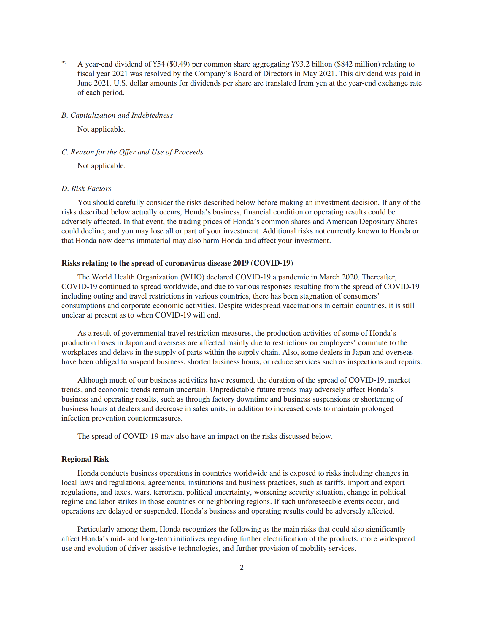 本田汽车（HONDA MOTOR）2021财年年度报告（英文版）.pdf 第5页
