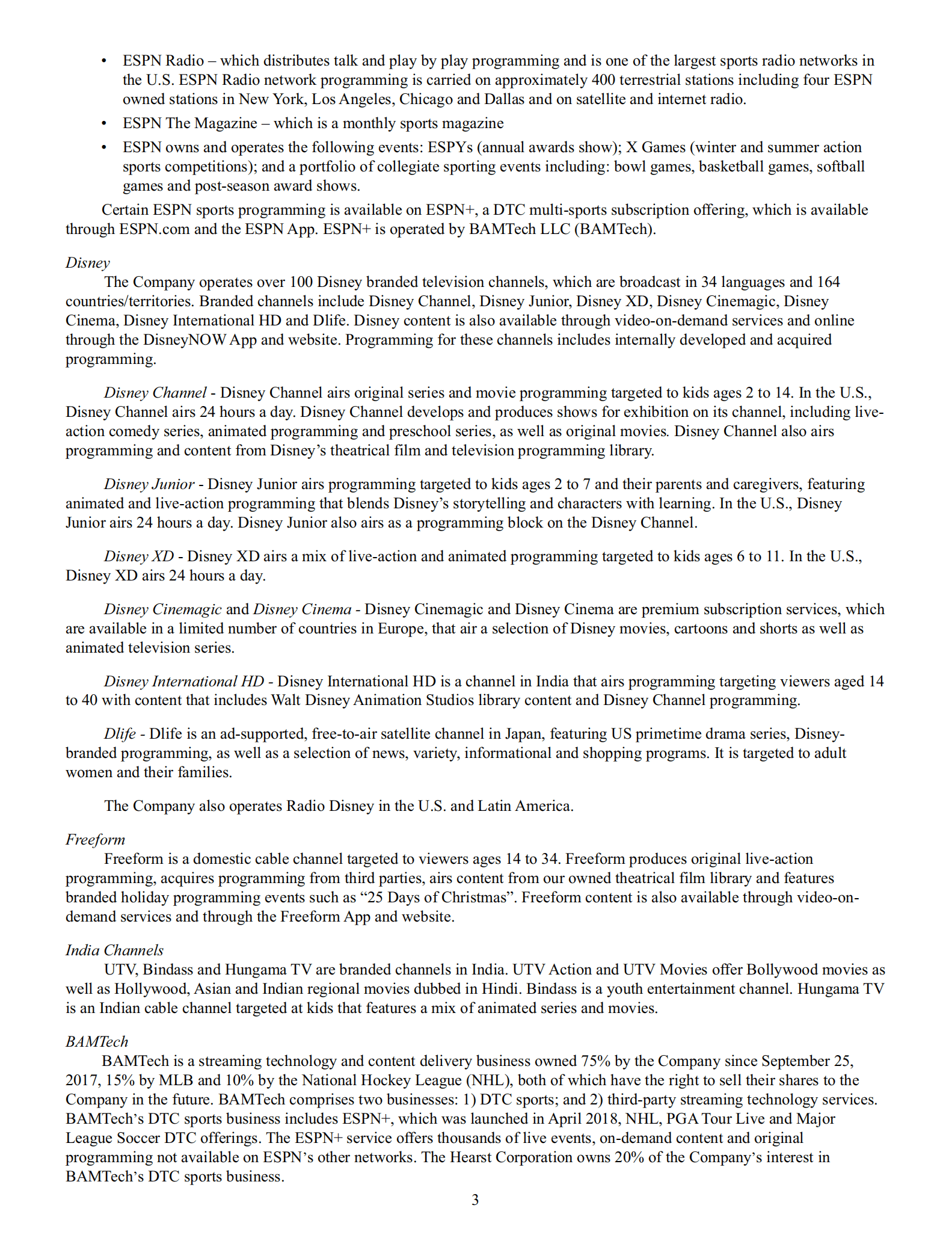 华特迪士尼公司（WALT DISNEY）2018财年年度报告（英文版）.pdf 第6页
