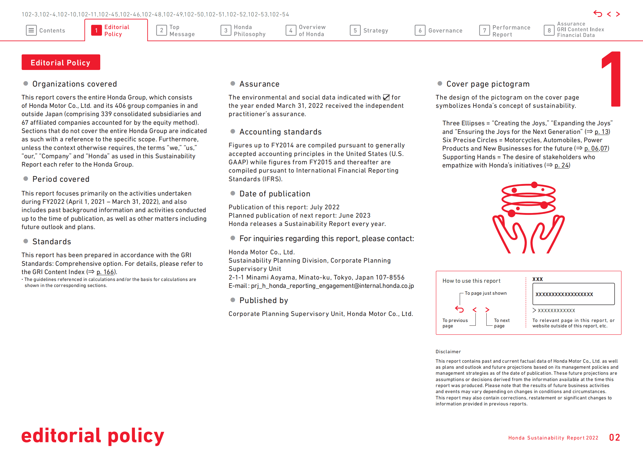 本田汽车（HONDA MOTOR）2022年可持续发展报告（英文版）.pdf 第3页