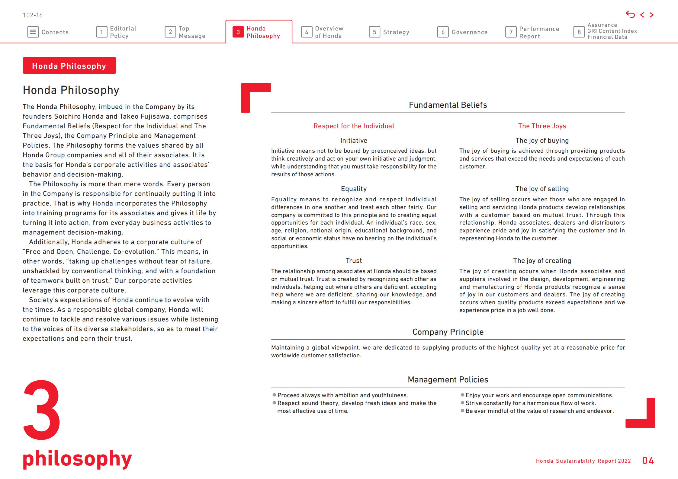 本田汽车（HONDA MOTOR）2022年可持续发展报告（英文版）.pdf 第5页