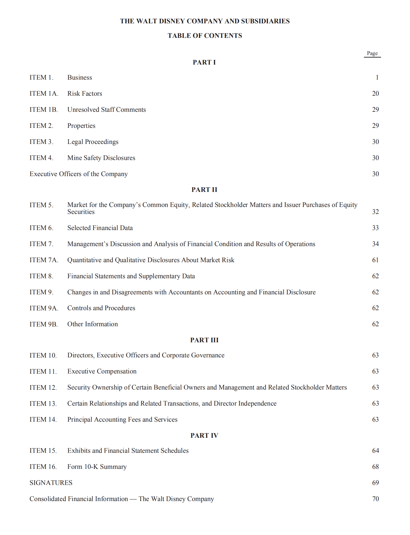 华特迪士尼公司（WALT DISNEY）2020财年年度报告（英文版）.pdf 第3页