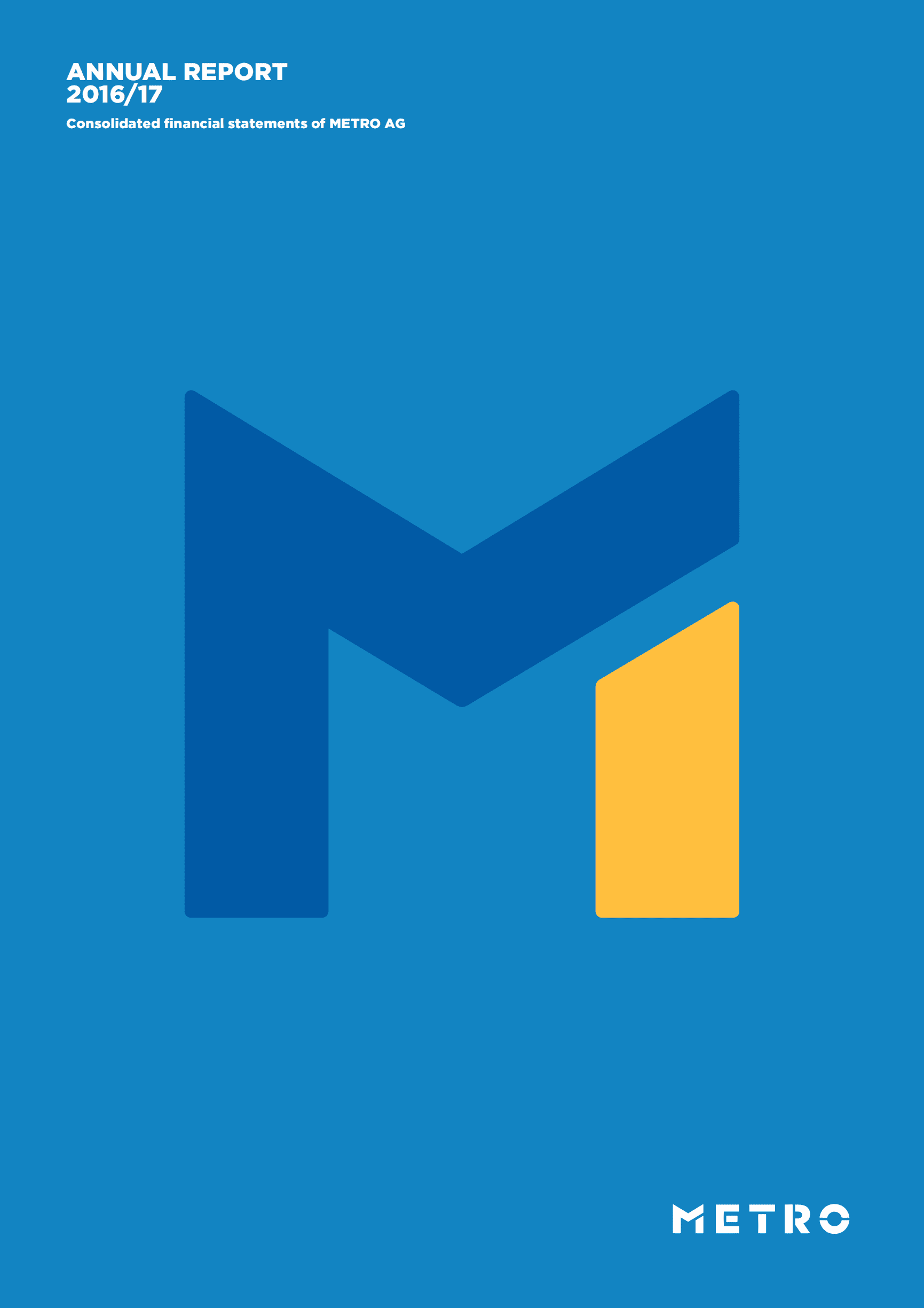 麦德龙（METRO）2016-2017年年度报告（英文版）.pdf 第1页