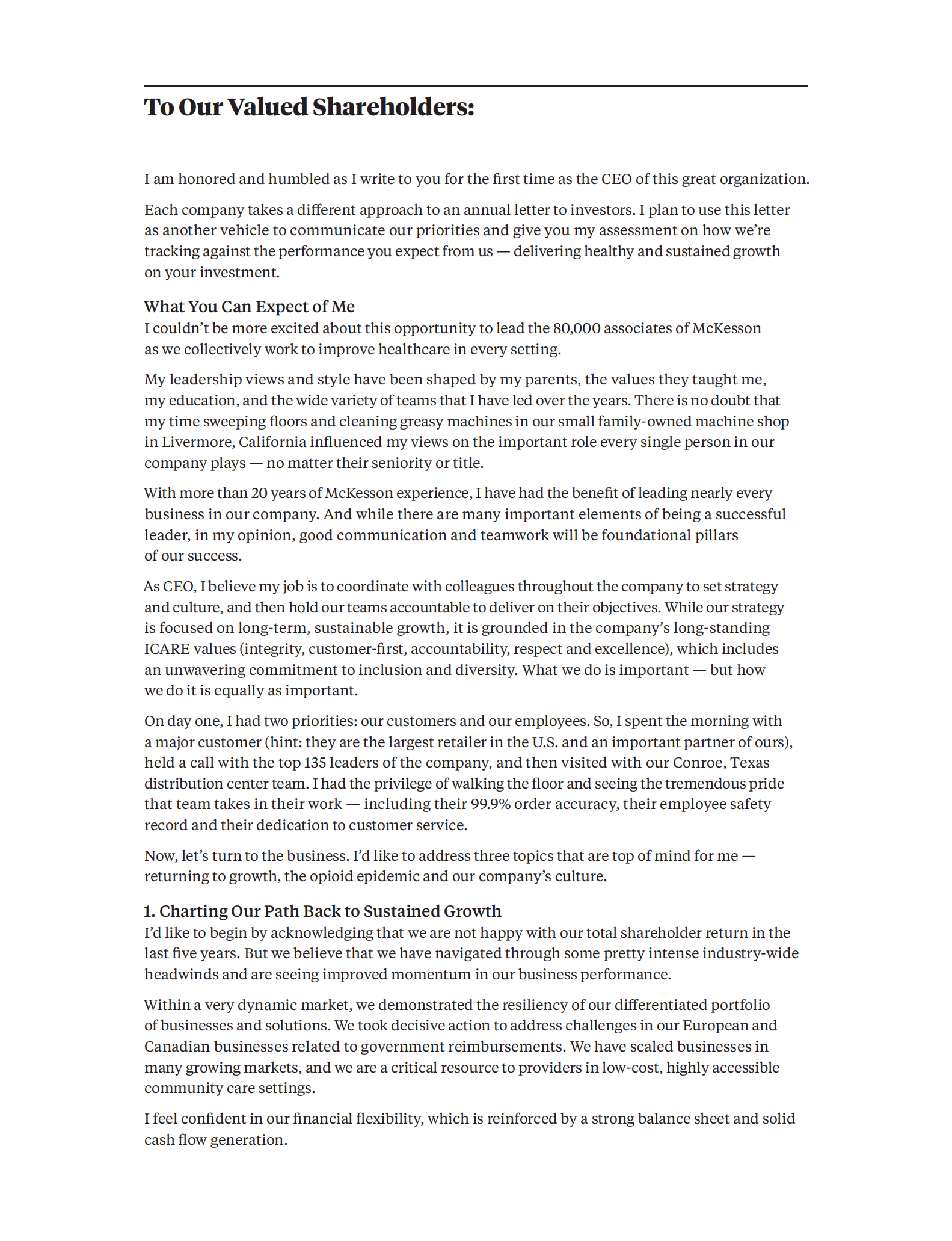 麦克森公司（MCKESSON）2019财年年度报告（英文版）.pdf 第3页