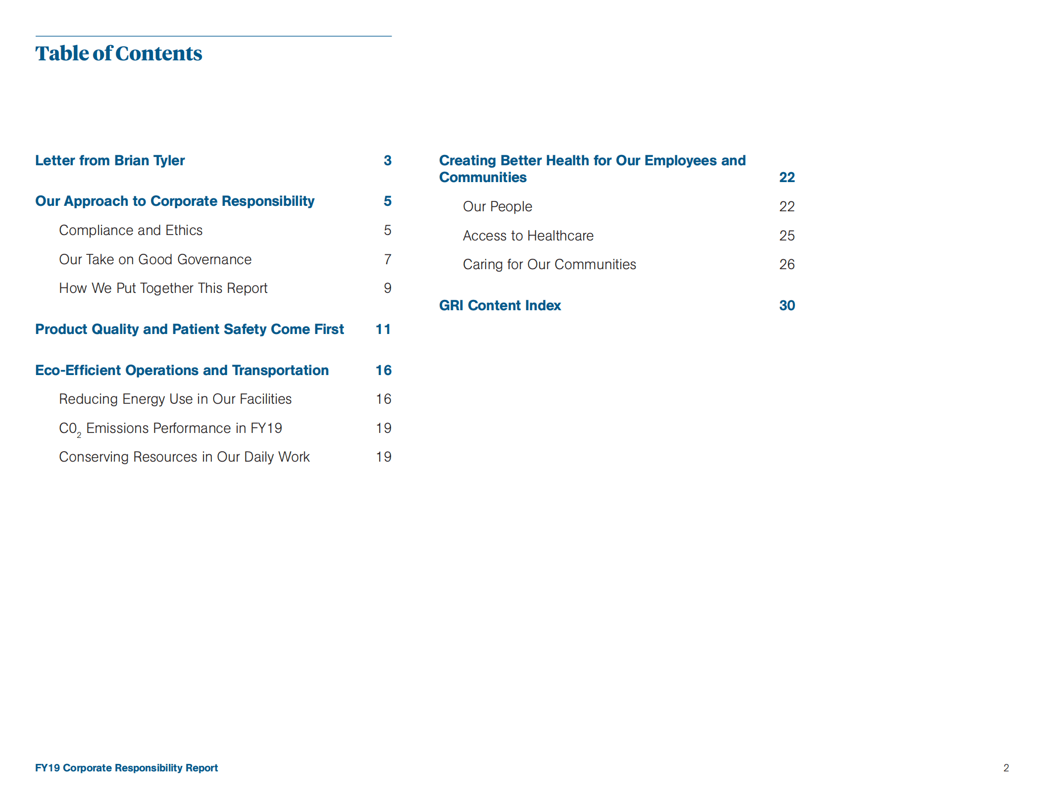 麦克森公司（MCKESSON）2019财年企业社会责任报告（英文版）.pdf 第2页
