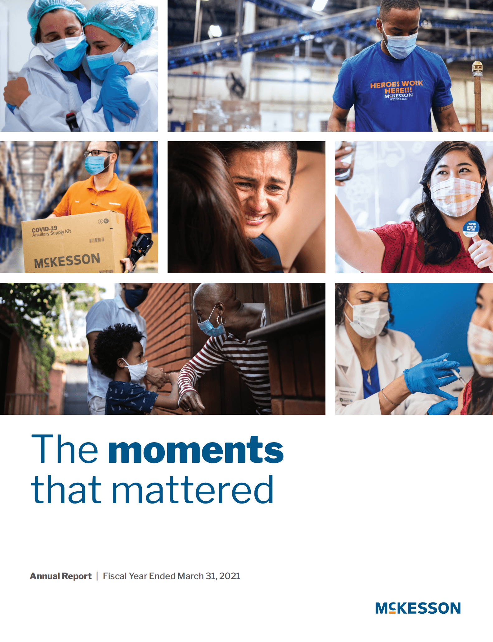 麦克森公司（MCKESSON）2021财年年度报告（英文版）.pdf 第1页