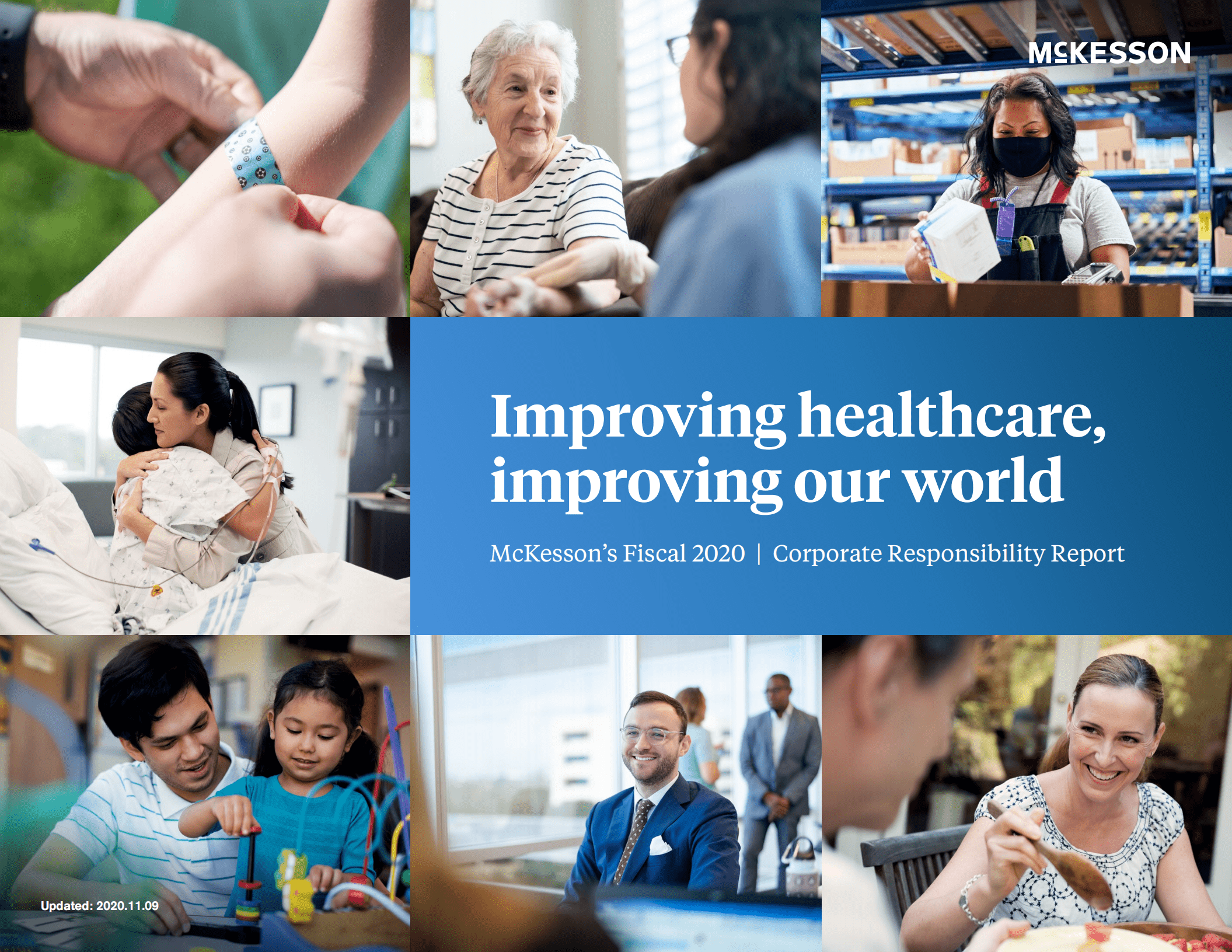 麦克森公司（MCKESSON）2020财年企业社会责任报告（英文版）.pdf 第1页