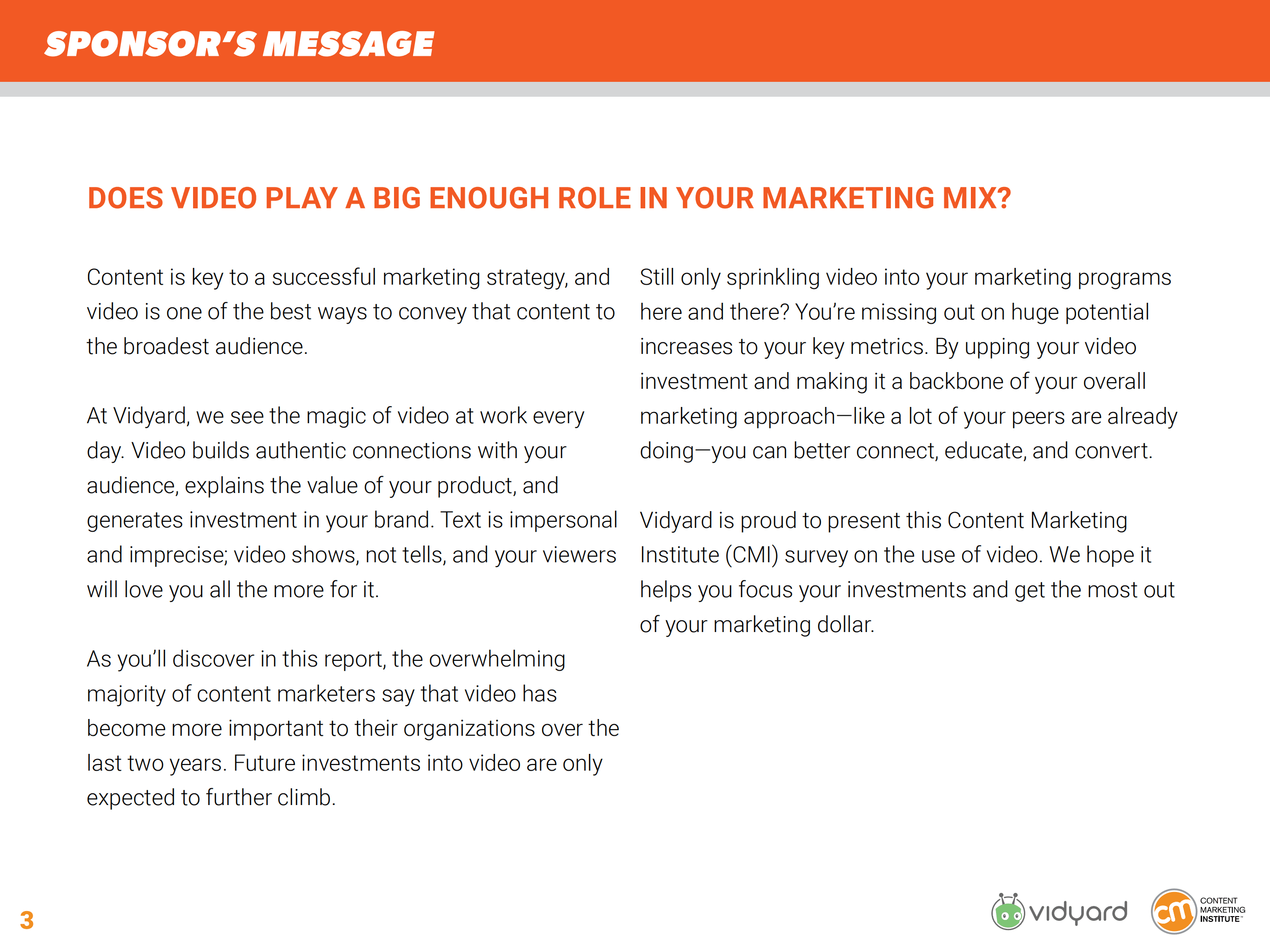 内容营销协会（CMI）：2021年内容营销视频和视觉叙事调研报告（英文版）.pdf 第3页