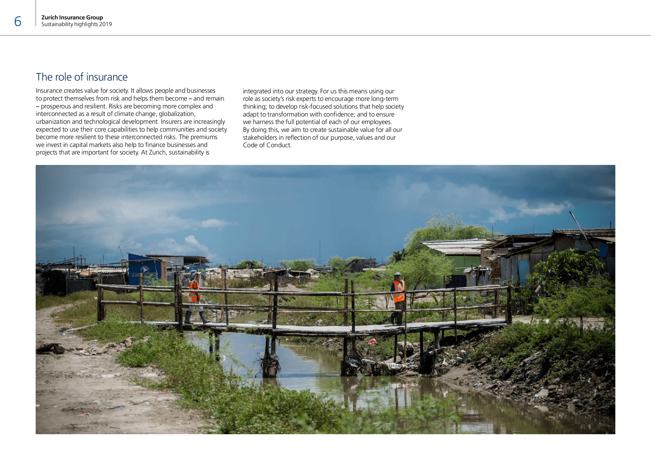 苏黎世保险集团（Zurich Insurance Group）2019年可持续发展报告（英文版）.pdf 第6页