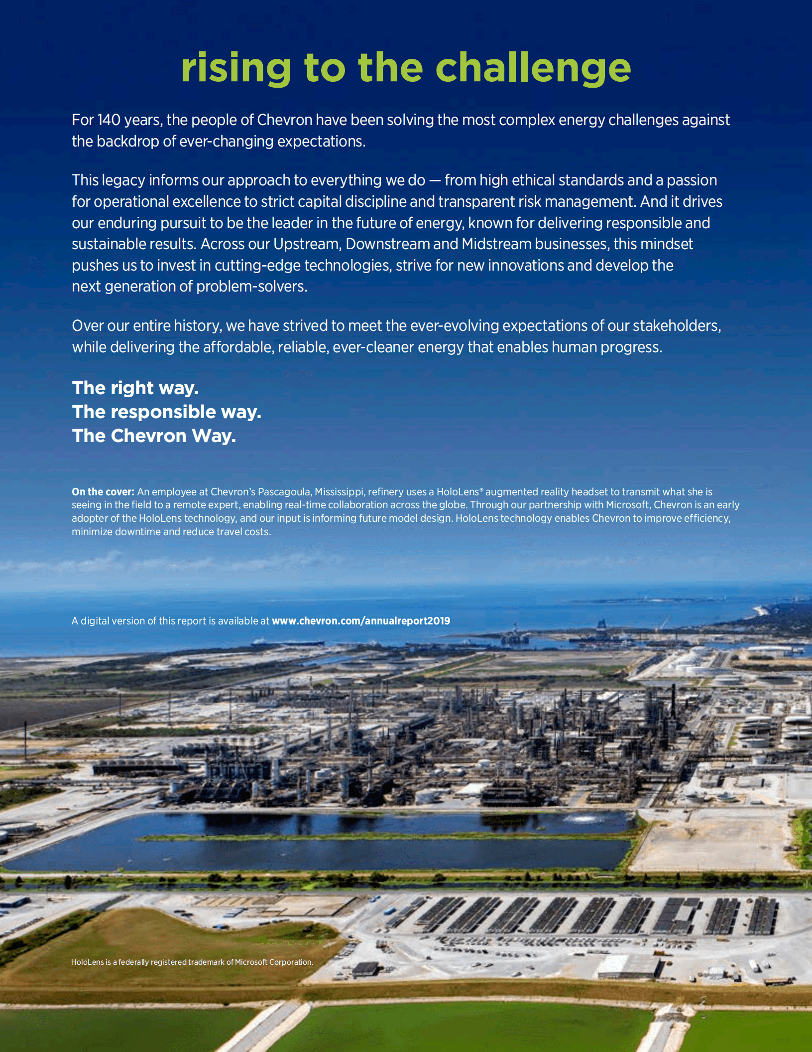 雪佛龙（CHEVRON）2019年年度报告（英文版）.pdf 第2页