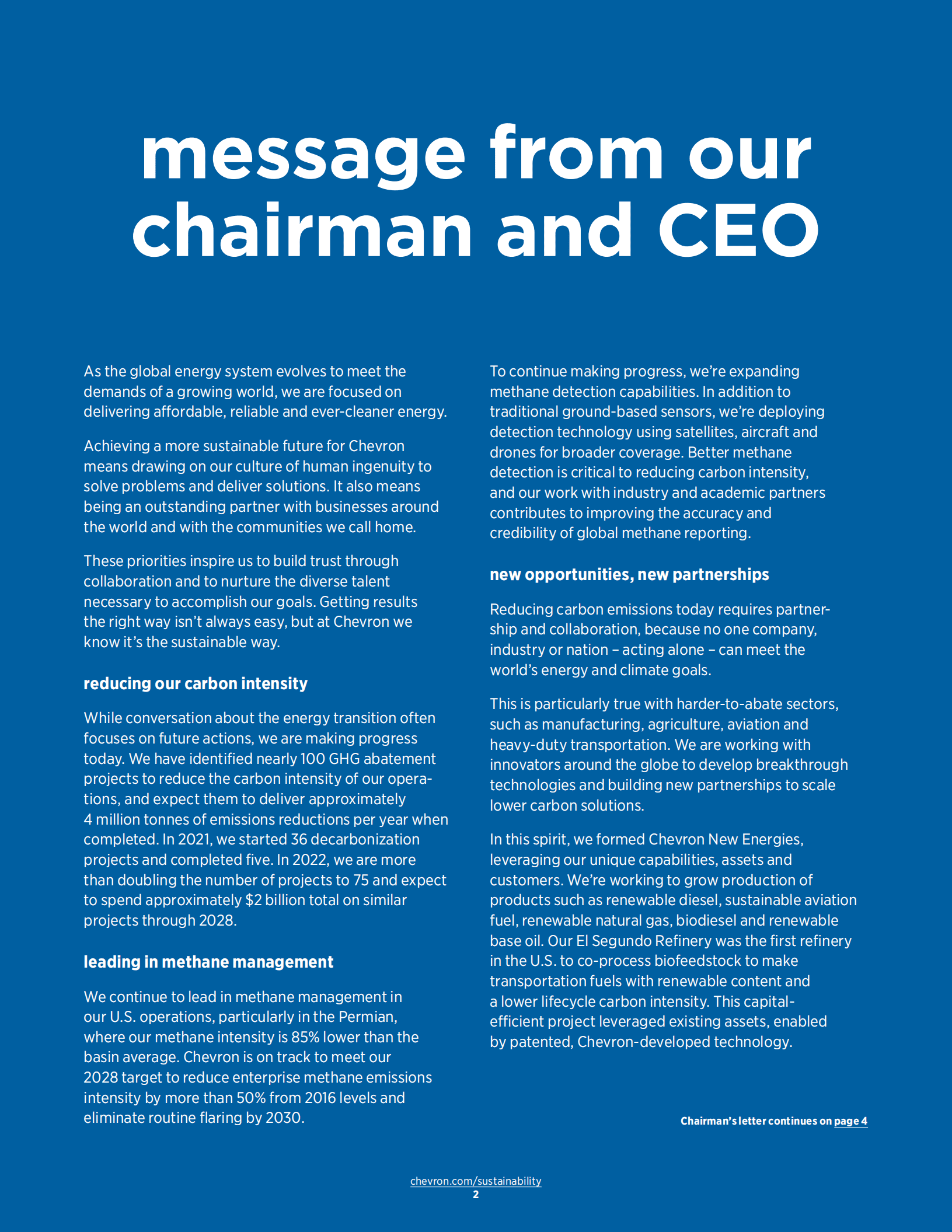 雪佛龙（CHEVRON）2021年企业社会责任报告（英文版）.pdf 第4页