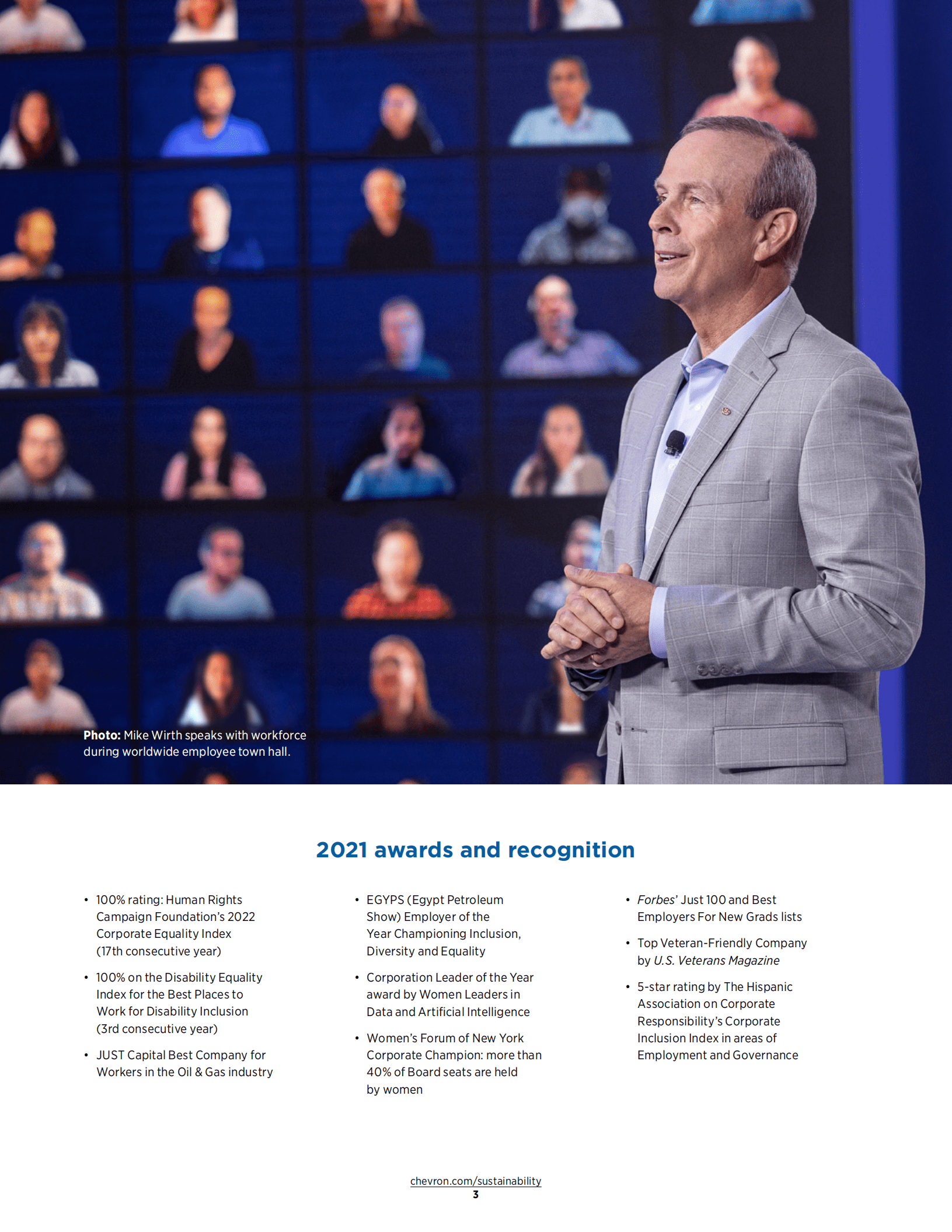 雪佛龙（CHEVRON）2021年企业社会责任报告（英文版）.pdf 第5页