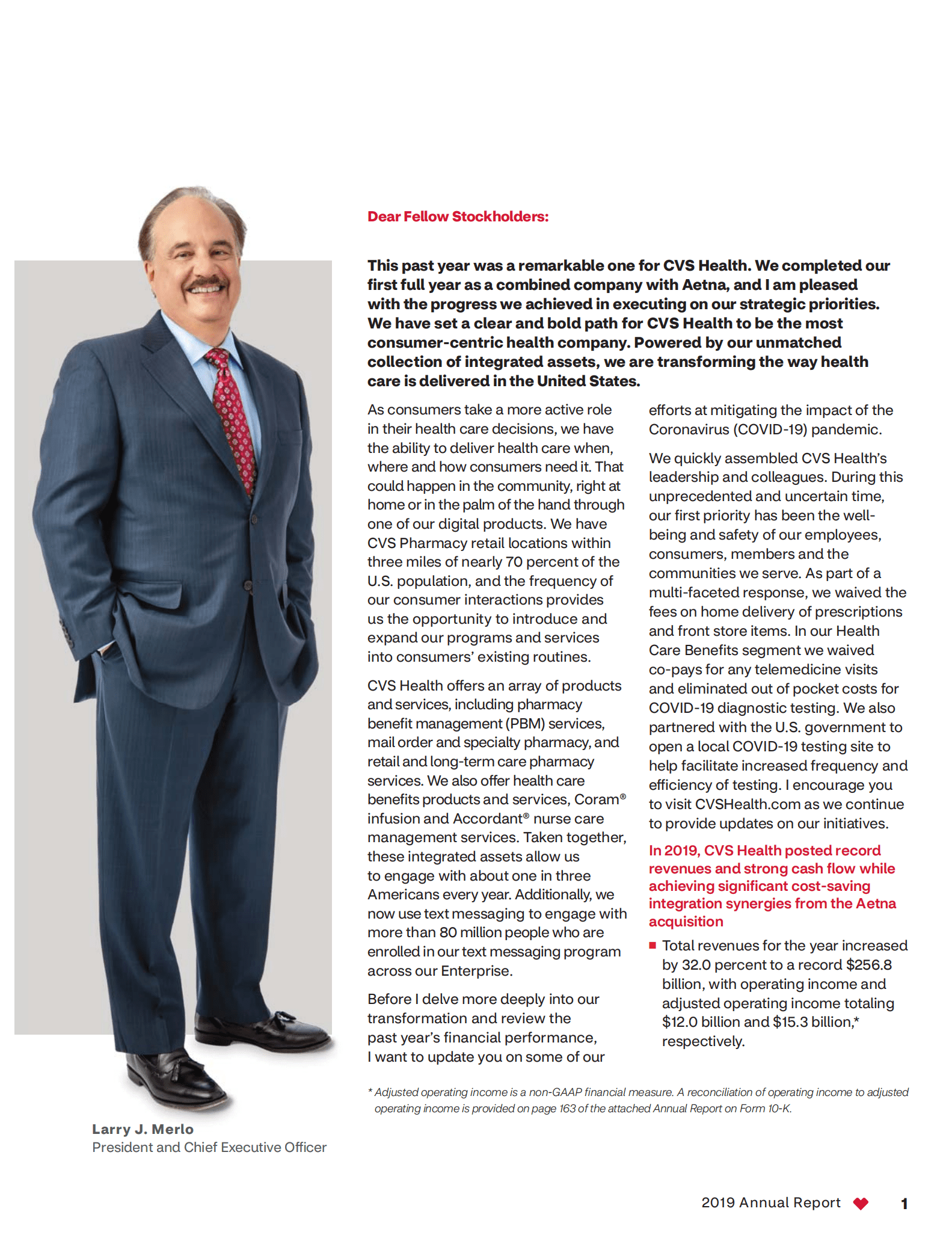 CVS Health2019年年度报告（英文版）.pdf 第3页