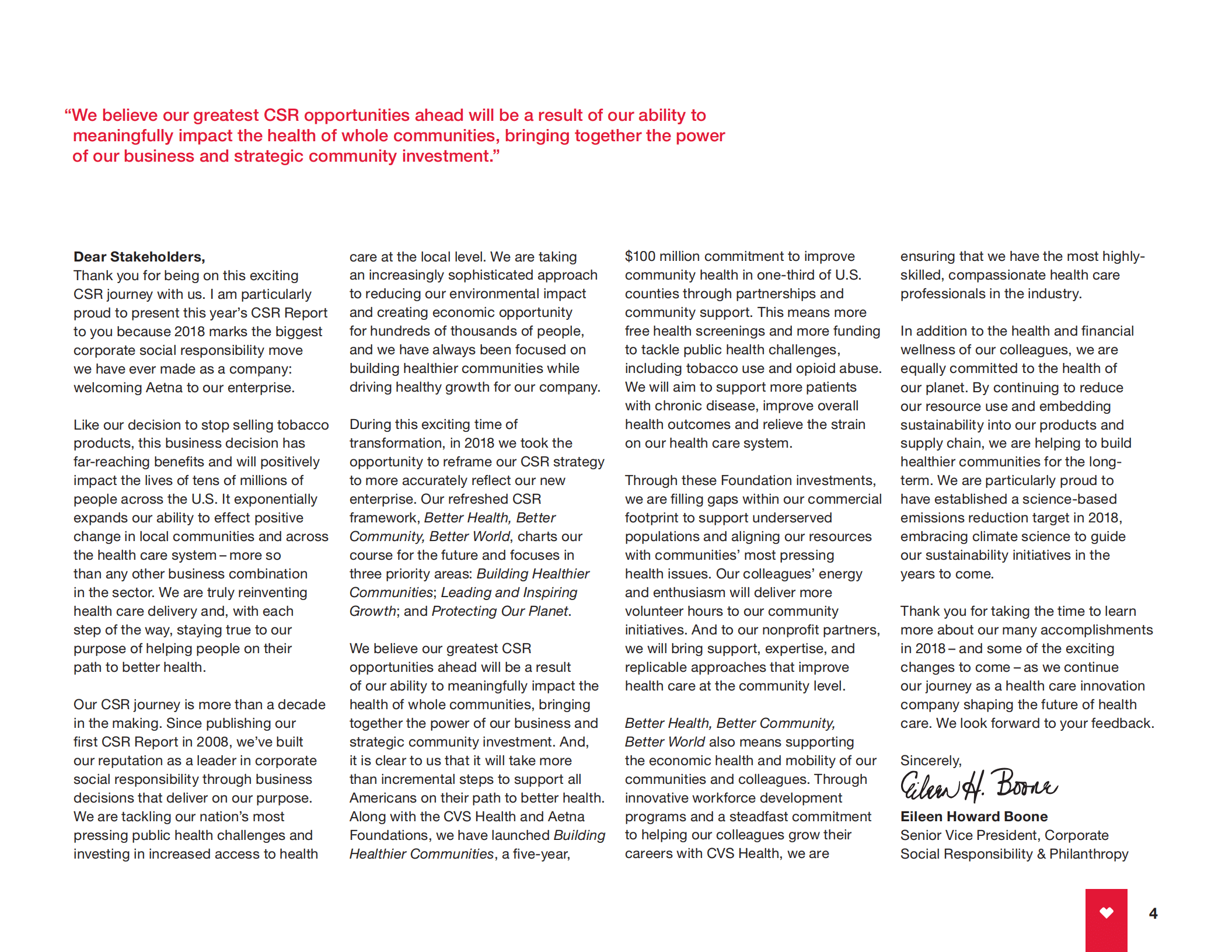 CVS Health2018年企业社会责任报告（英文版）.pdf 第4页