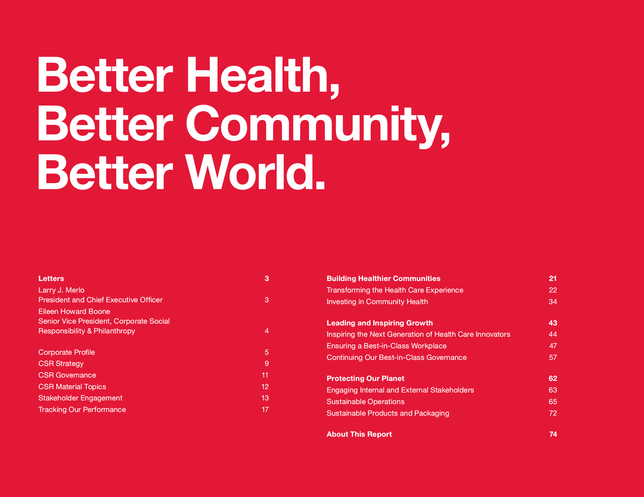 CVS Health2018年企业社会责任报告（英文版）.pdf 第2页
