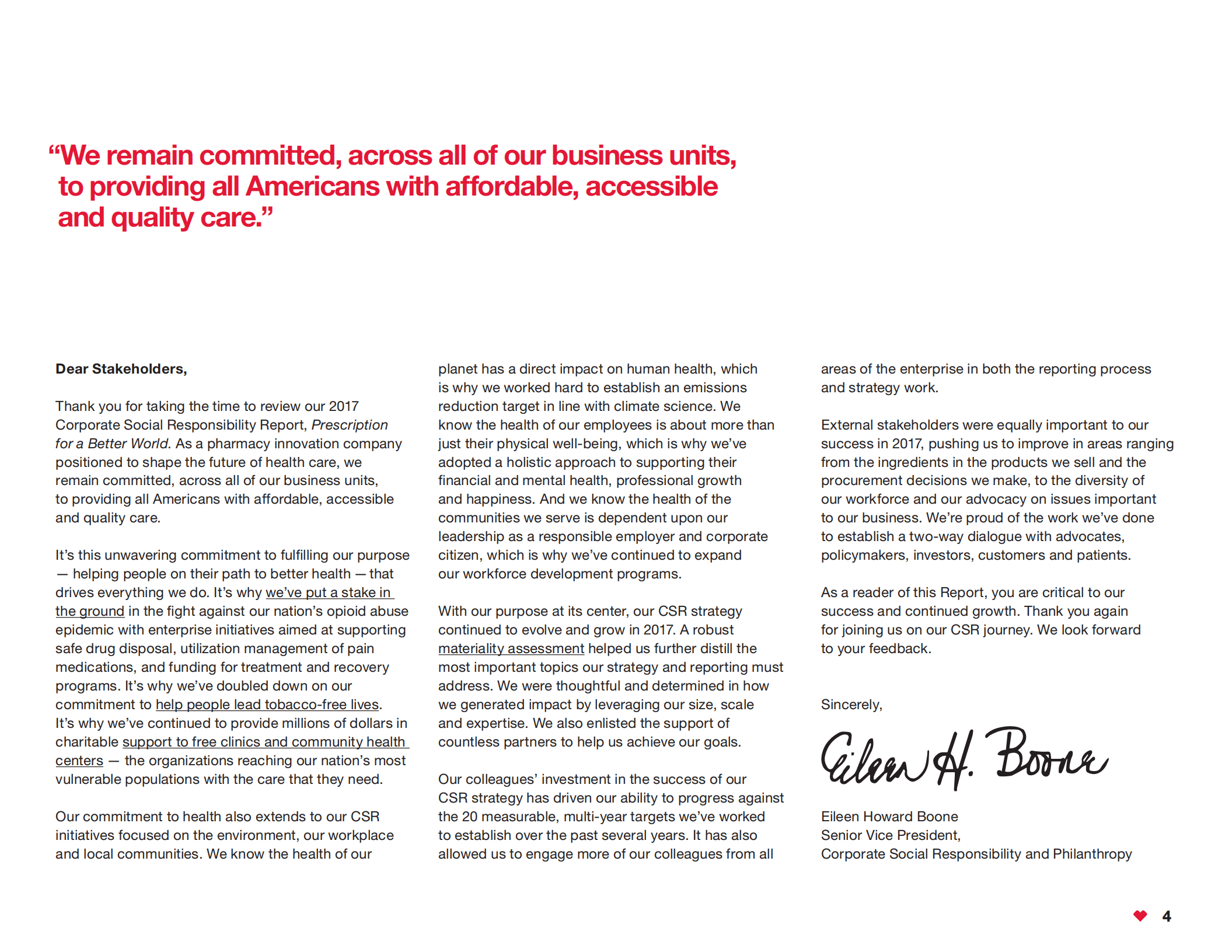 CVS Health2017年企业社会责任报告（英文版）.pdf 第4页