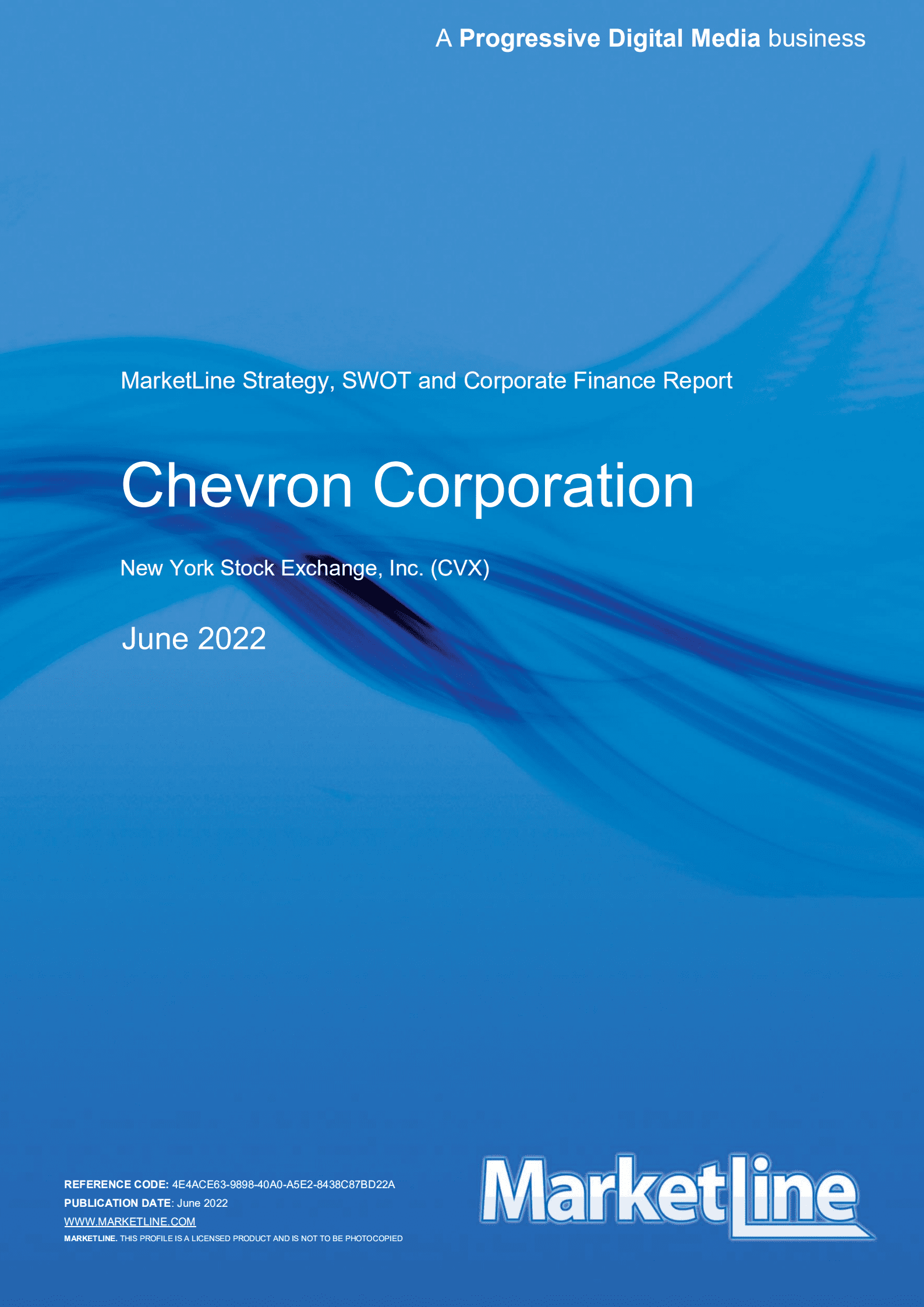 MarketLine：雪佛龙（CHEVRON）公司发展概况、SWOT与财务状况深度分析报告（英文版）.pdf 第1页