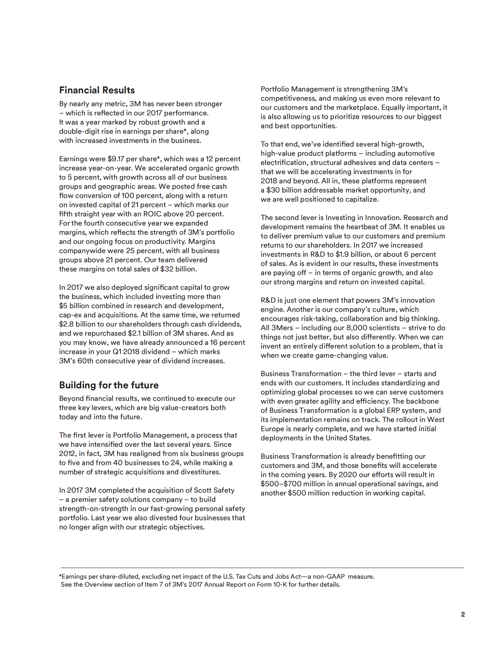 3M公司（3M COMPANY）2017年年度报告（英文版）.pdf 第3页