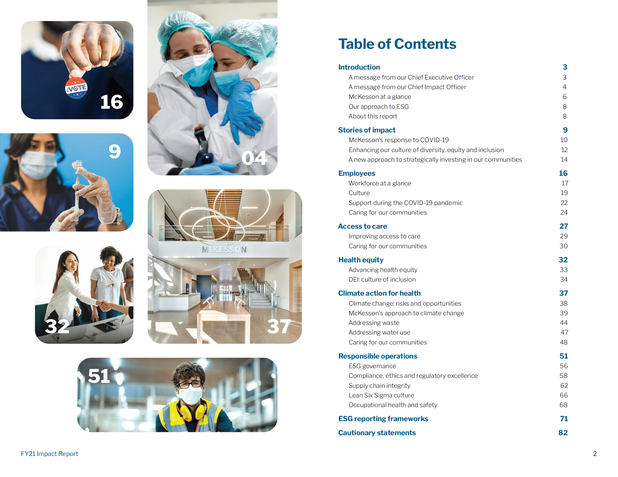 麦克森公司（MCKESSON）2021财年企业社会责任报告（英文版）.pdf 第2页