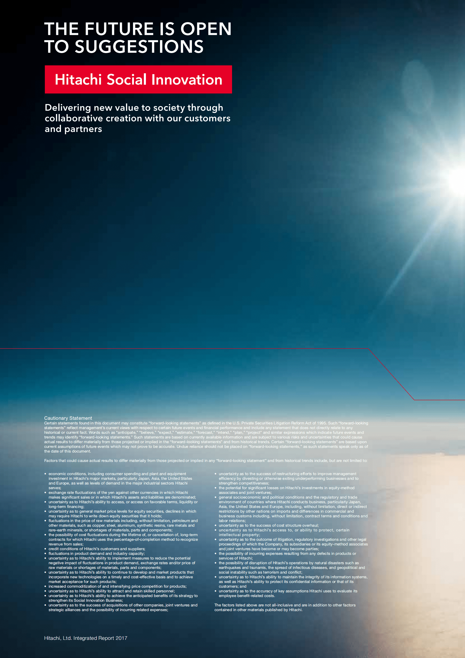 日立（HITACHI）2017年年度报告（英文版）.pdf 第2页