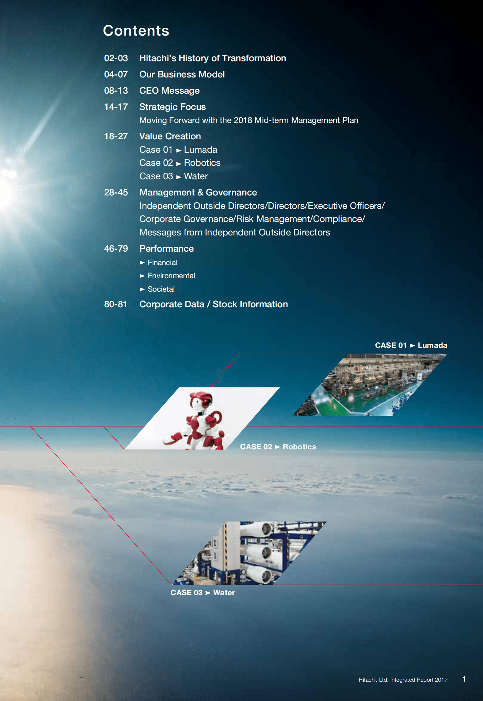 日立（HITACHI）2017年年度报告（英文版）.pdf 第3页