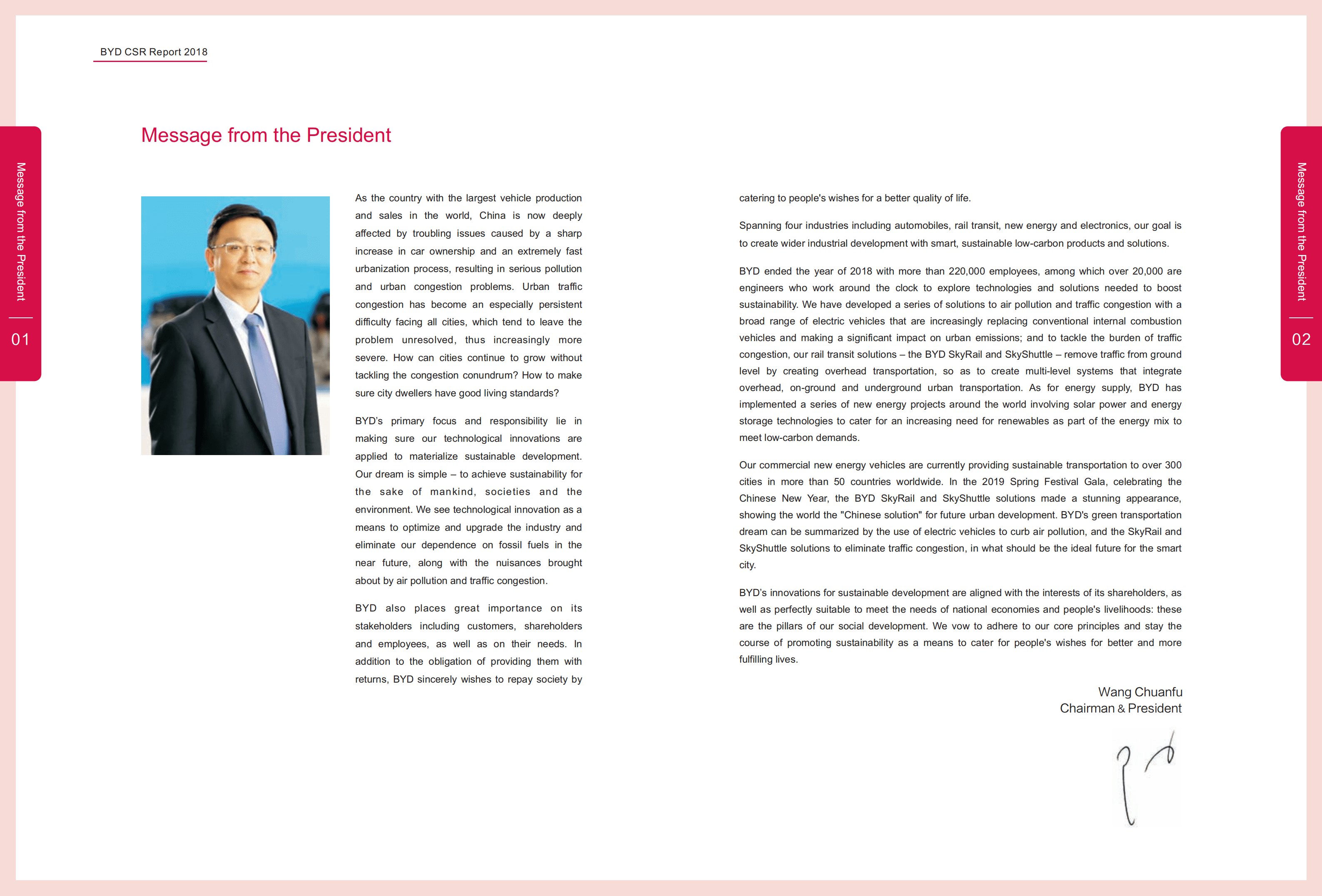 比亚迪股份有限公司2018年企业社会责任报告（英文版）.pdf 第3页