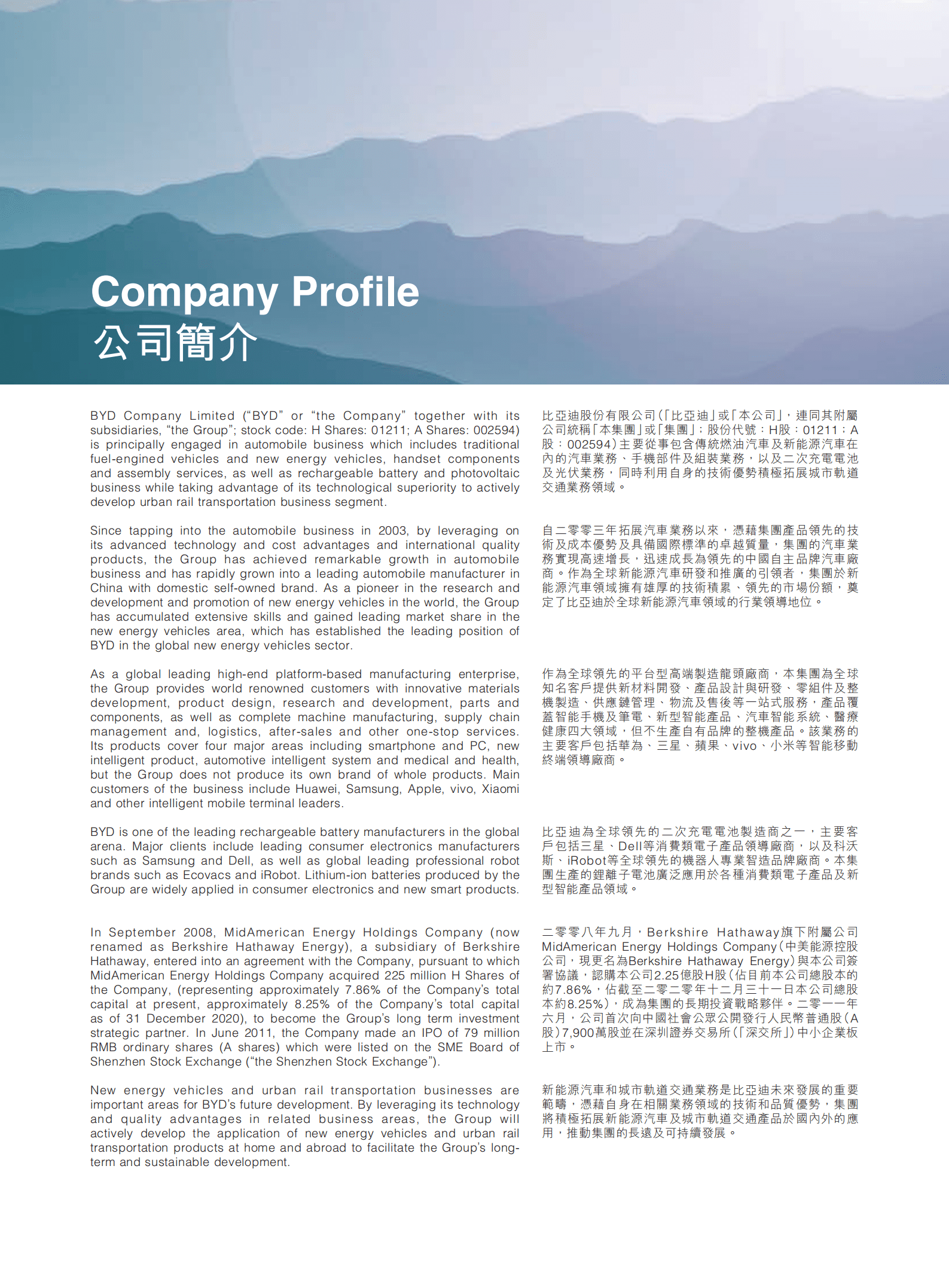 比亚迪股份有限公司2020年年度报告（英文版）.pdf 第2页