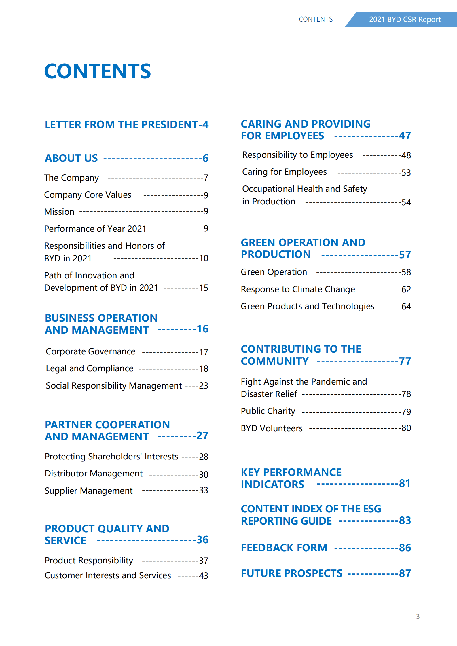 比亚迪股份有限公司2021年企业社会责任报告（英文版）.pdf 第3页
