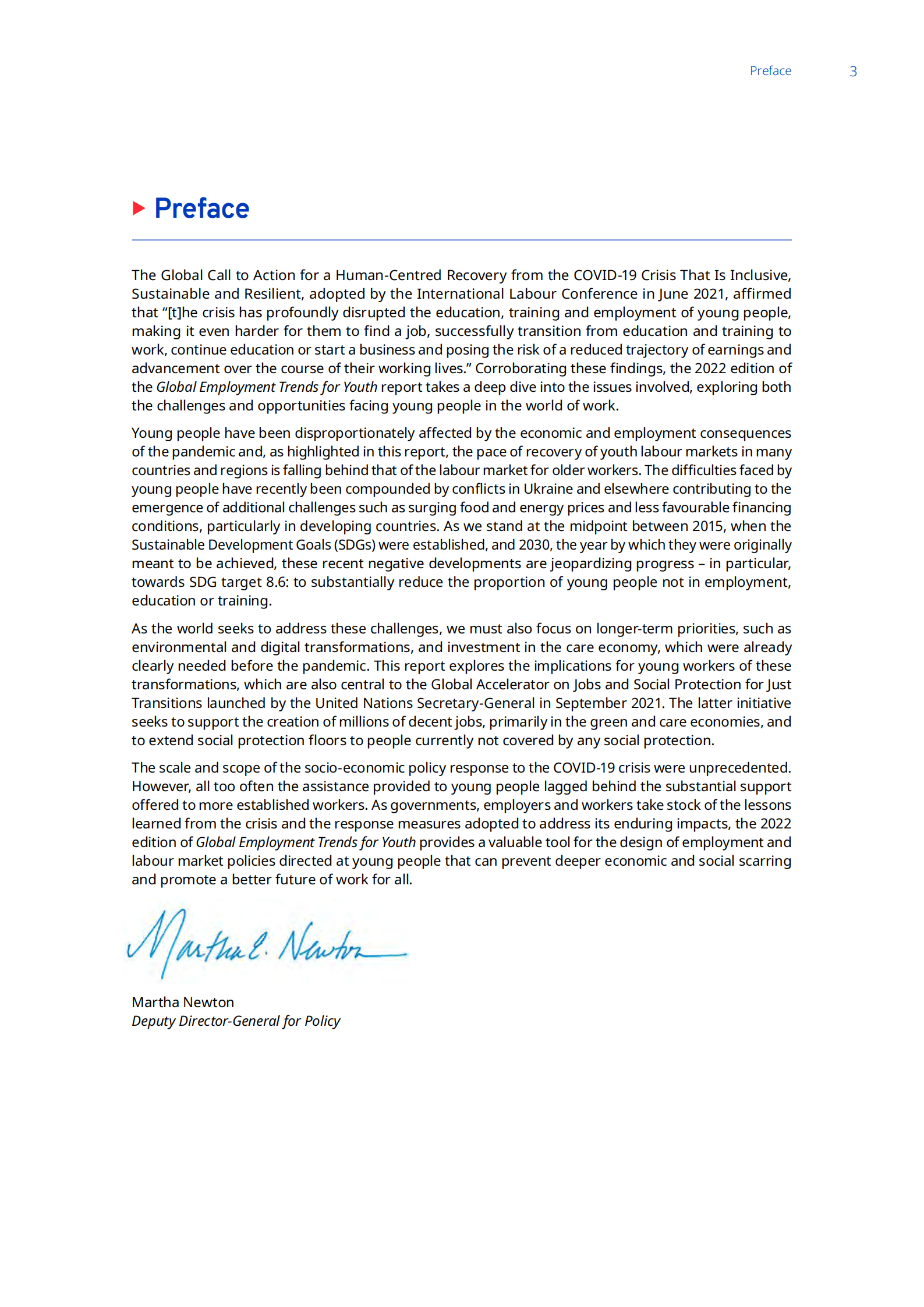 国际劳工组织（ILO）：2022年全球青年就业趋势报告（英文版）.pdf 第4页