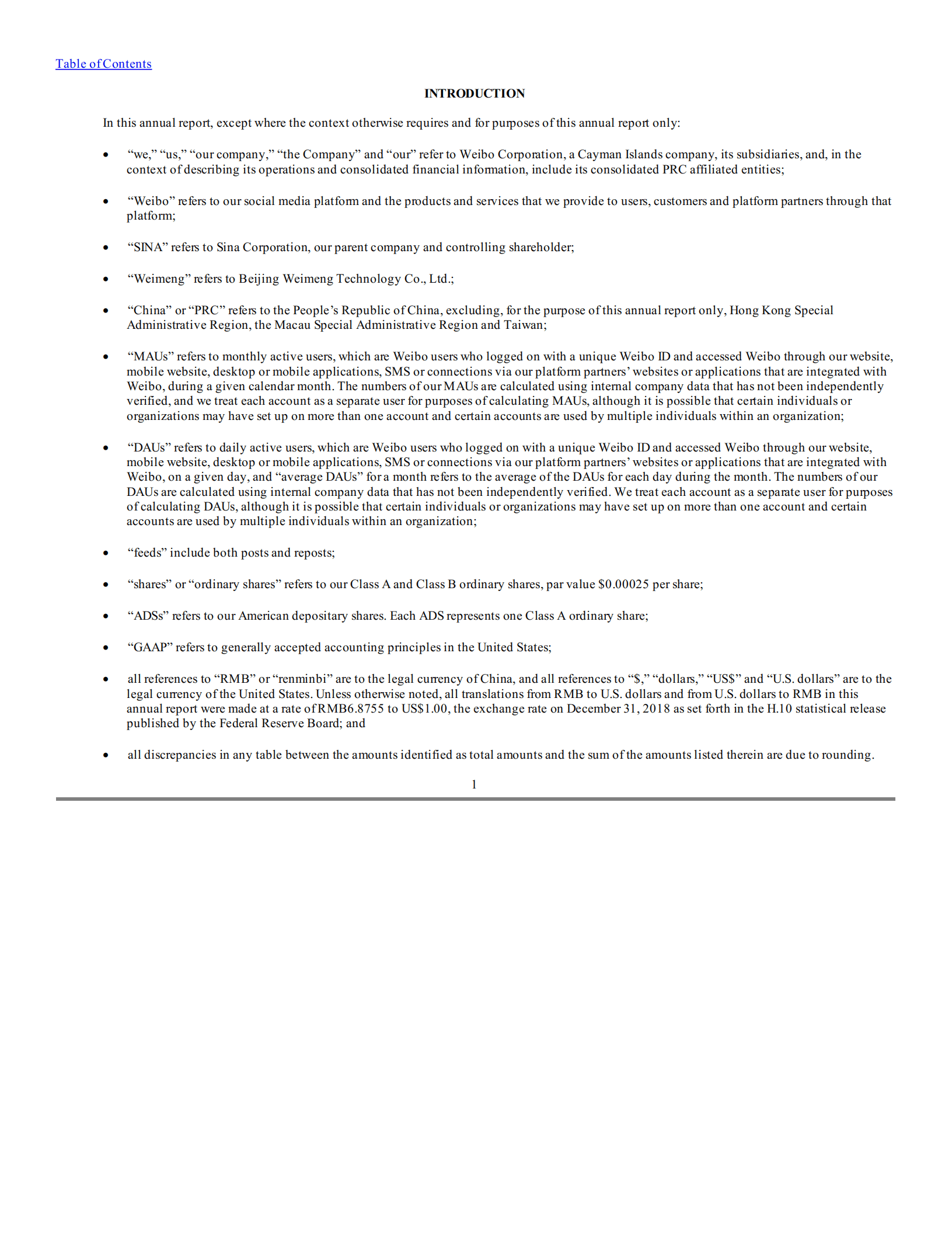 微博（WB.US）2018年年度报告（英文版）.PDF 第5页