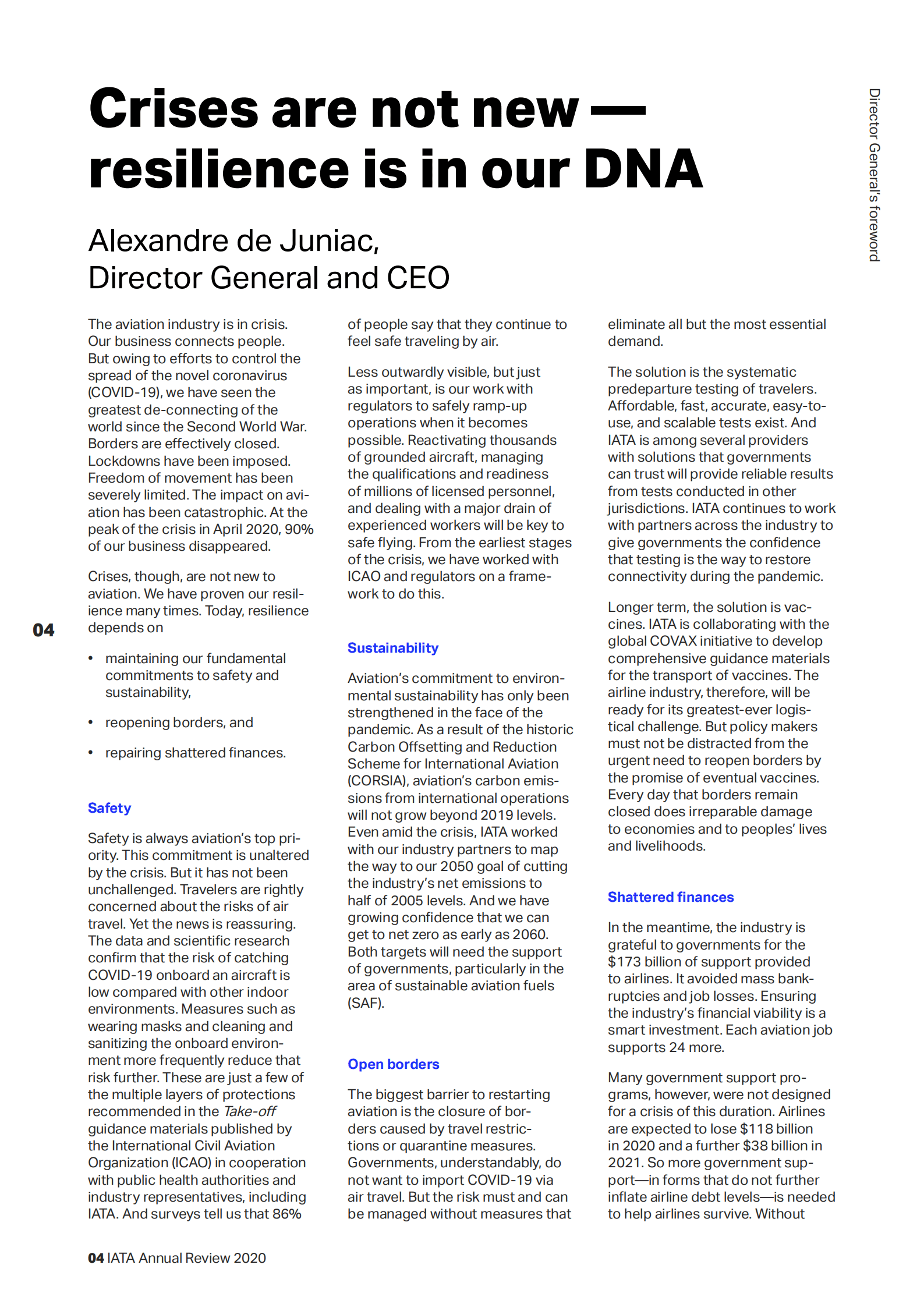 国际航空运输协会（IATA）：2020年全球商业航空运输业年度报告（英文版）.pdf 第6页