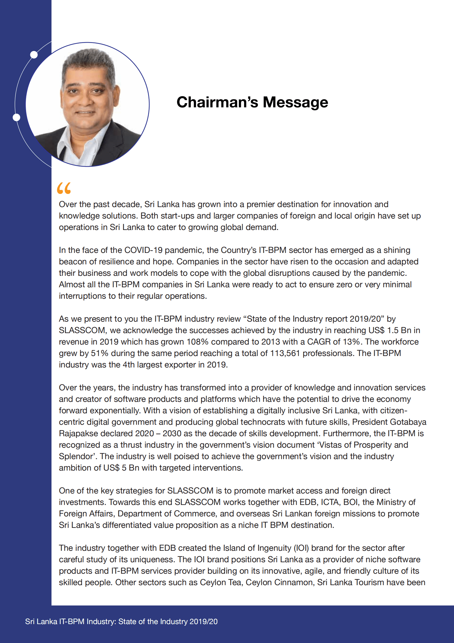 Slasscom：2019-2020年斯里兰卡信息技术与业务流程管理（IT-BPM）行业状况报告（英文版）.pdf 第5页