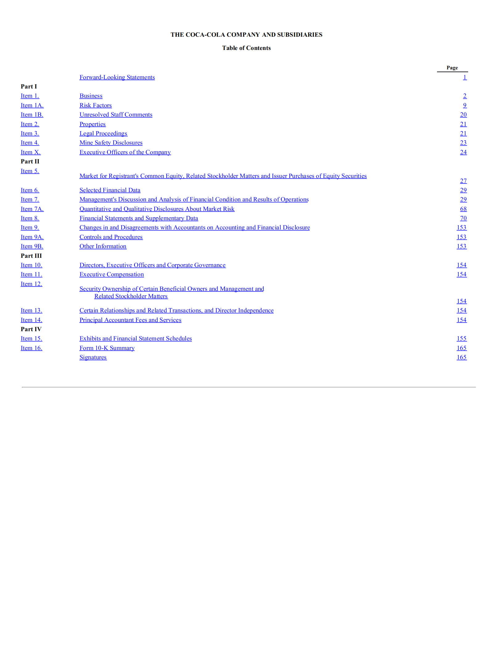 可口可乐公司（COCA-COLA）2018年年度报告（英文版）.pdf 第2页