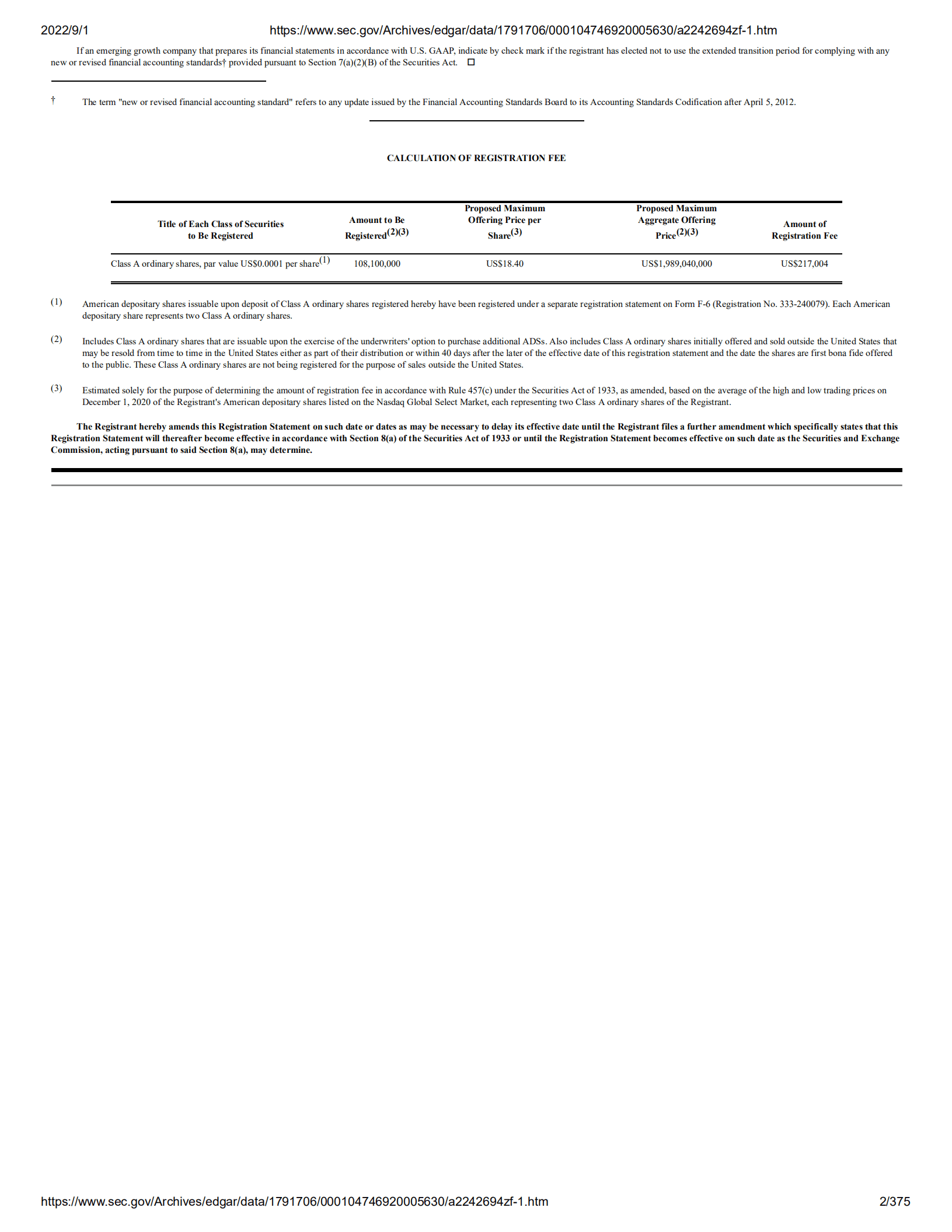 理想汽车 （LI）美股IPO招股说明书.pdf 第2页