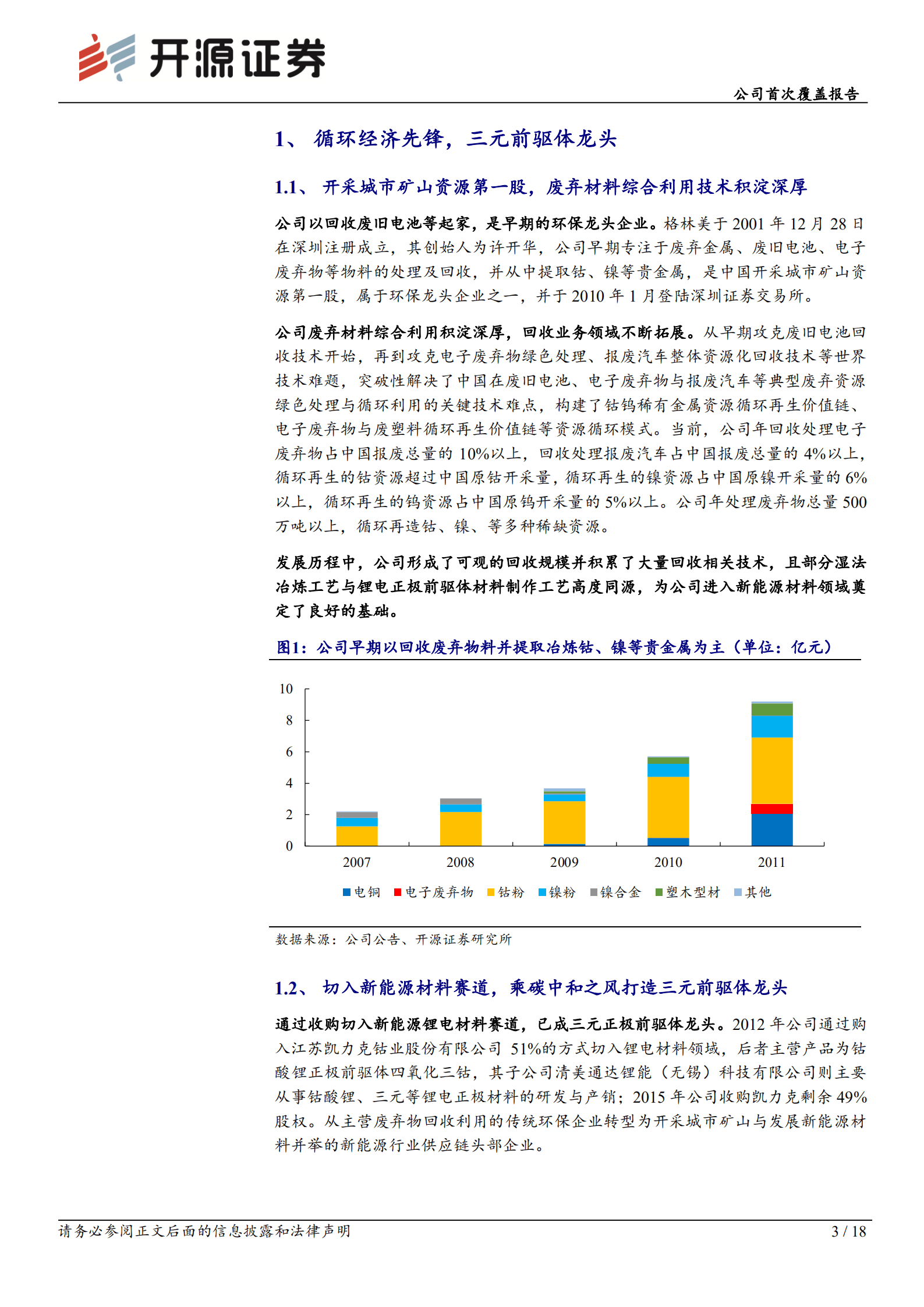 格林美：从环保专家到前驱体龙头，乘电池回收之风再启航-220816.pdf 第3页