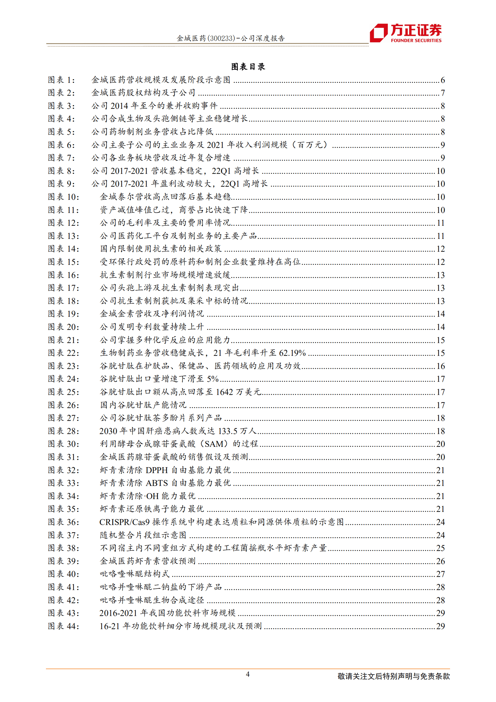 金城医药-医化平台稳步发展，合成生物平台迎新机-220814.pdf 第4页