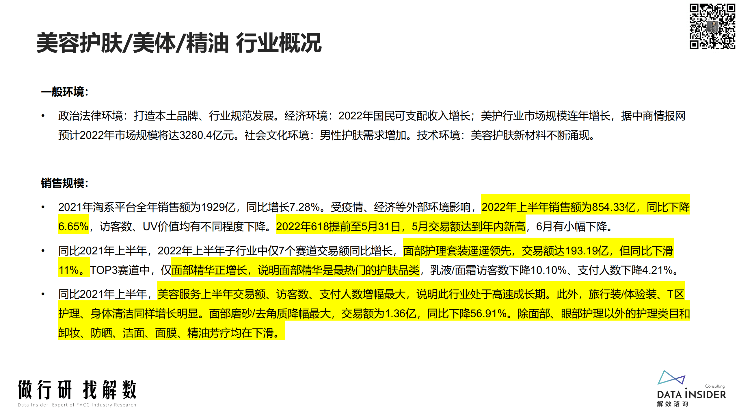 解数咨询： 2022上半年美容护肤&美体&精油行业复盘报告.pdf 第3页