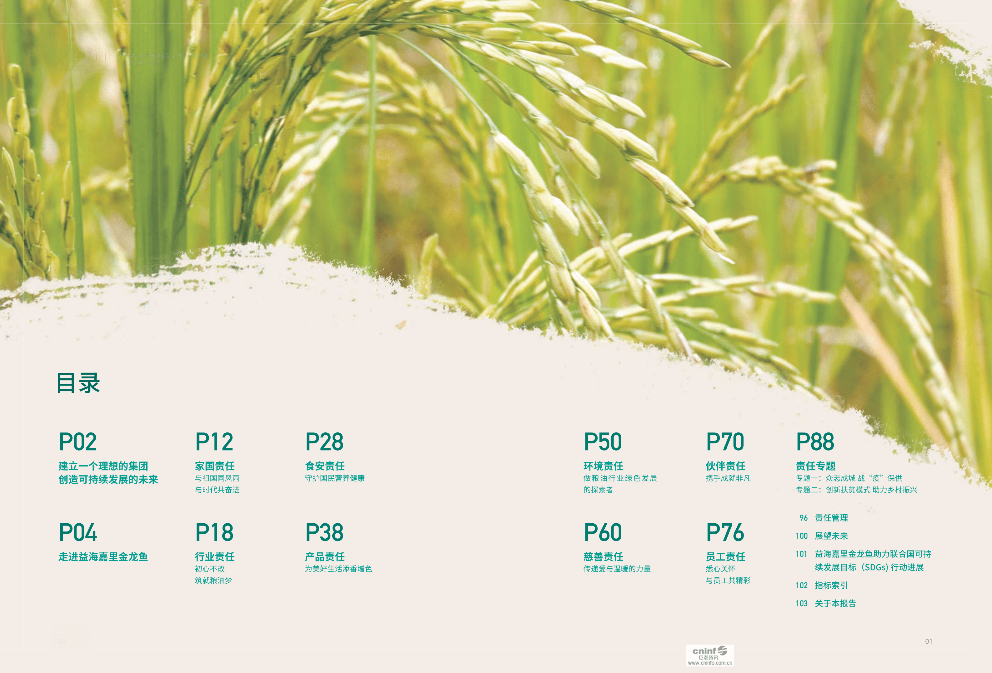 益海嘉里金龙鱼粮油食品股份有限公司2020年度企业社会责任报告.PDF 第2页