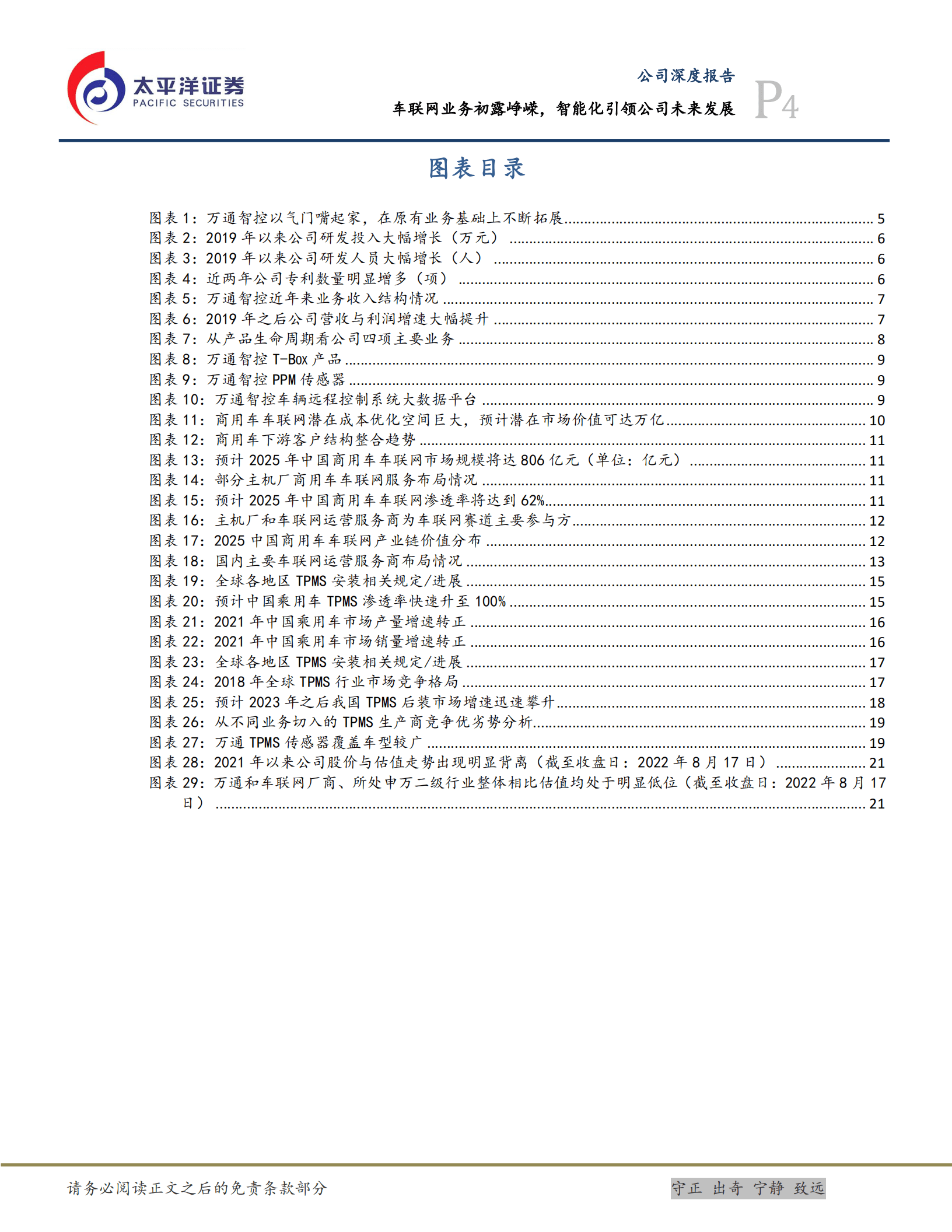 万通智控 车联网业务初露峥嵘，智能化引领公司未来发展 220818 Pdf 先导研报