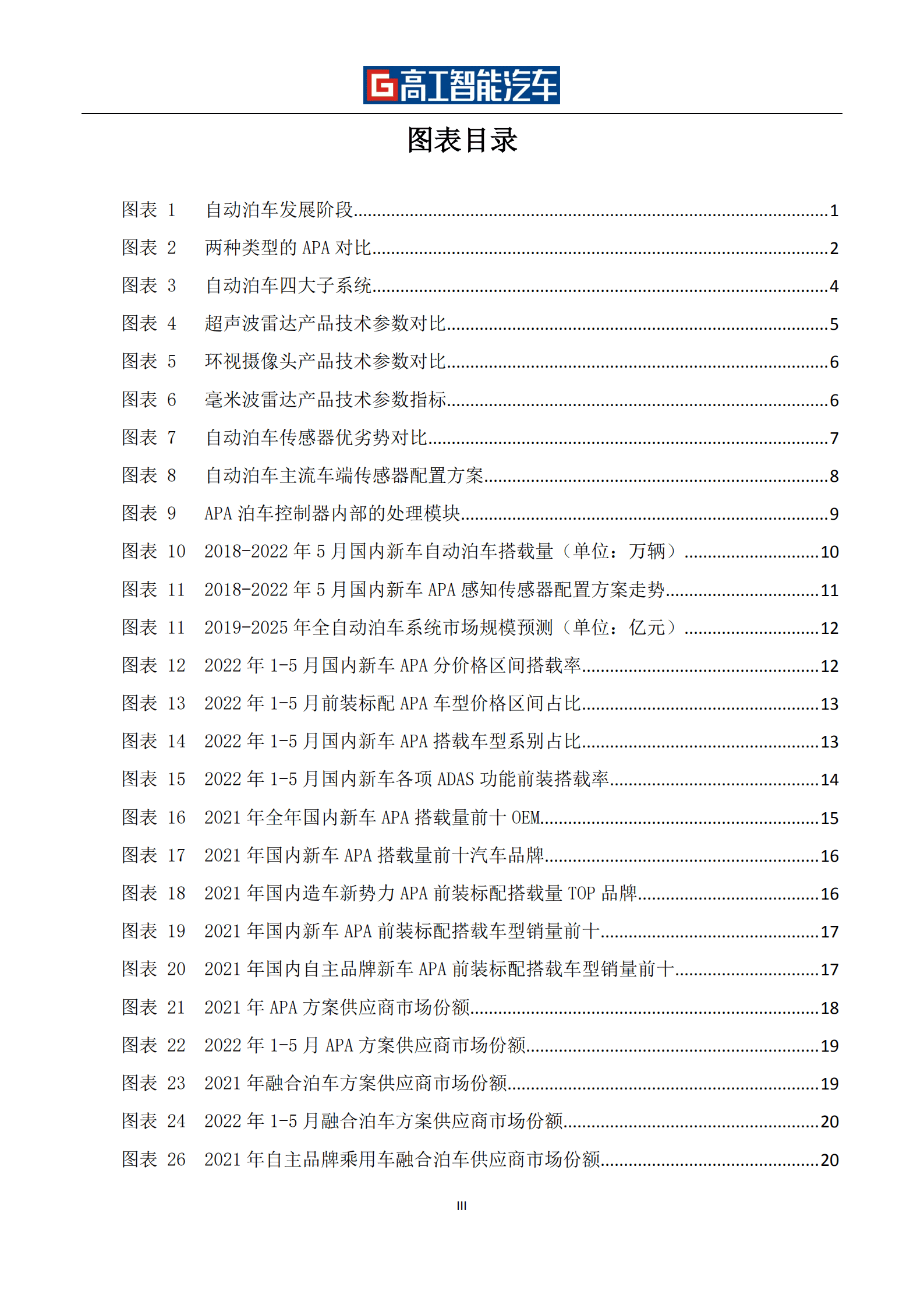 高工智能汽车：自动泊车（APA&AVP）行业发展蓝皮书（2021-2025）.pdf 第6页
