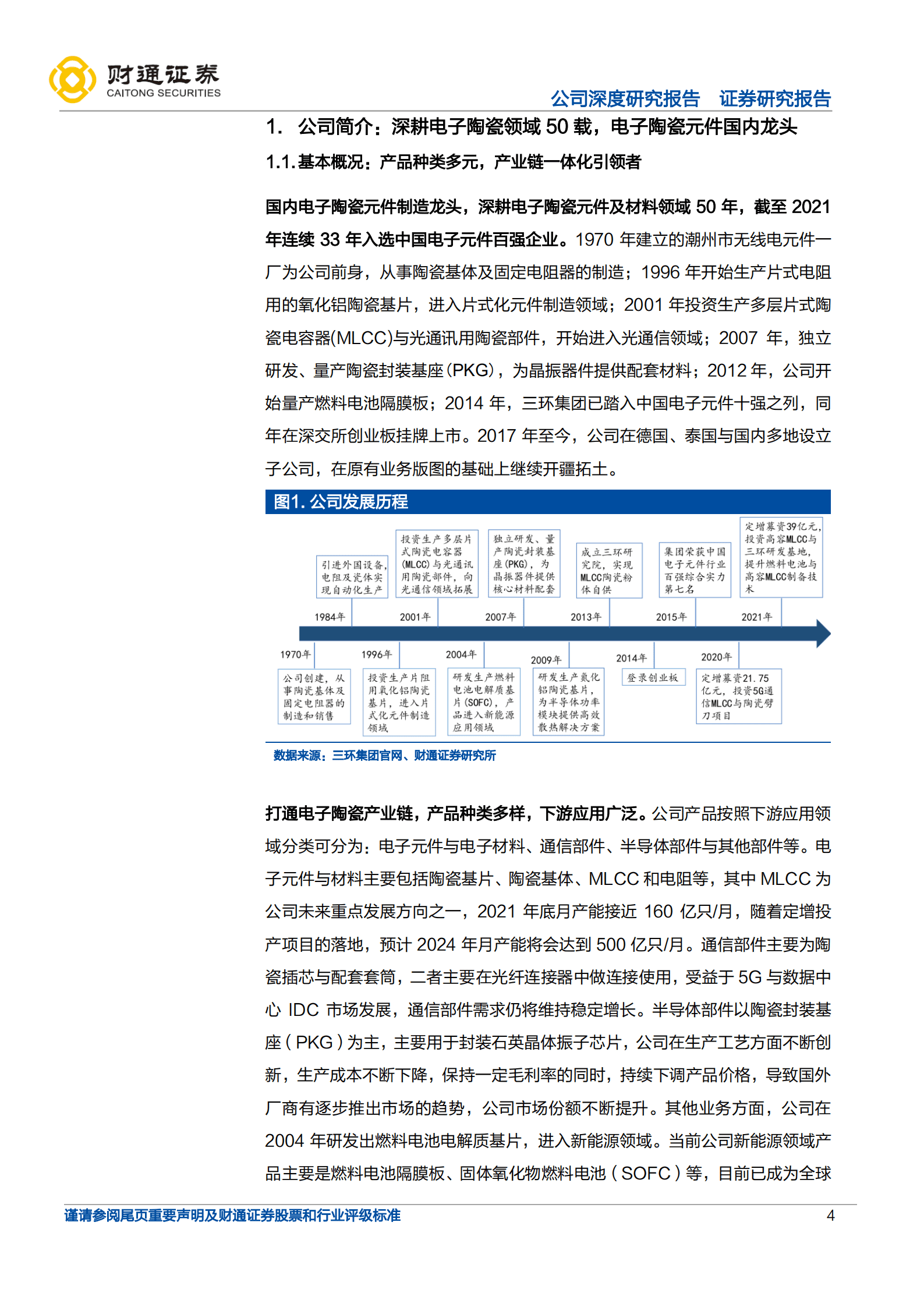 三环集团：电子陶瓷一体化龙头，MLCC国产替代引领者-220820.pdf 第4页