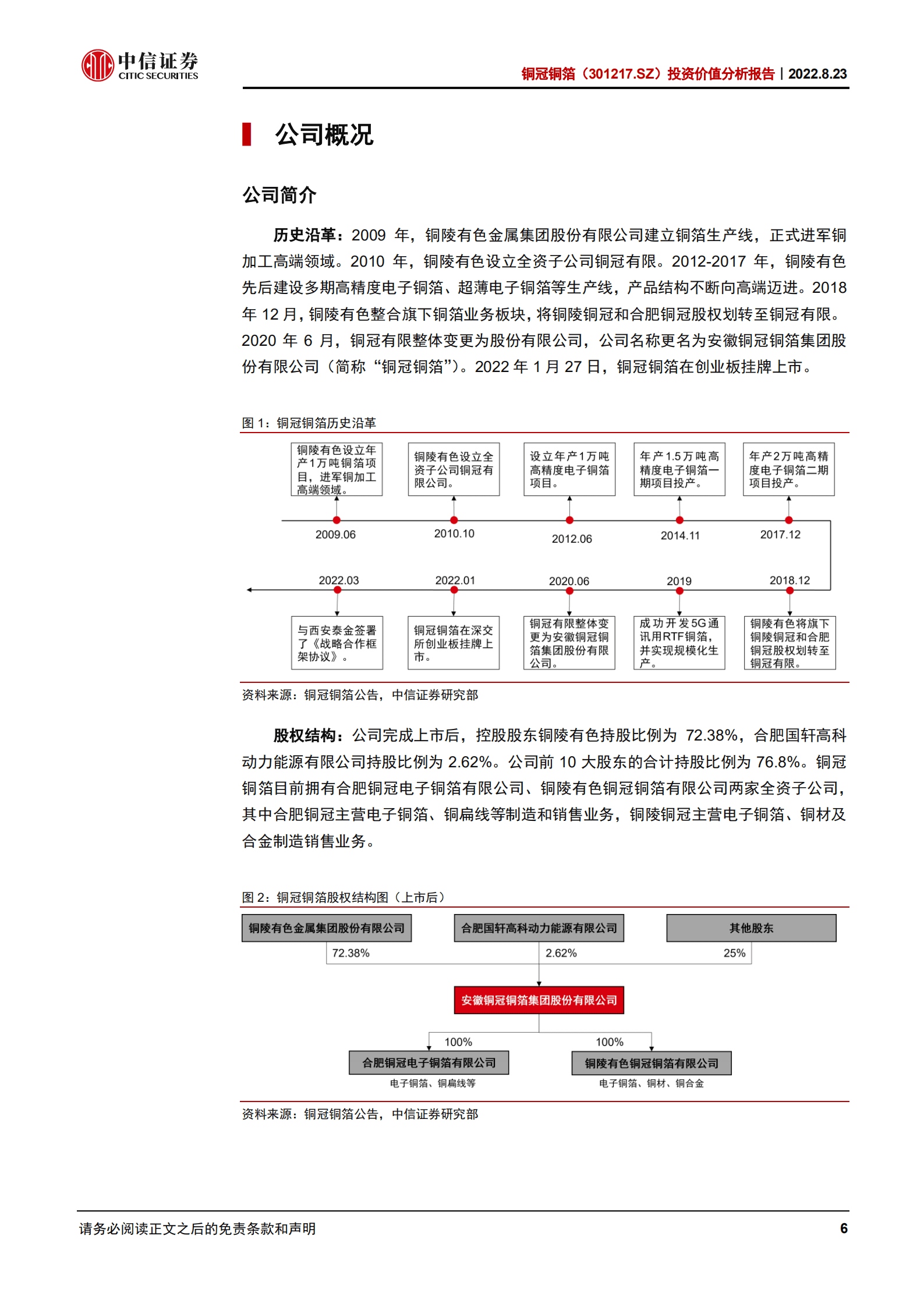 铜冠铜箔-投资价值分析报告：向高端化迈进的电子铜箔全能选手-220823.pdf 第6页